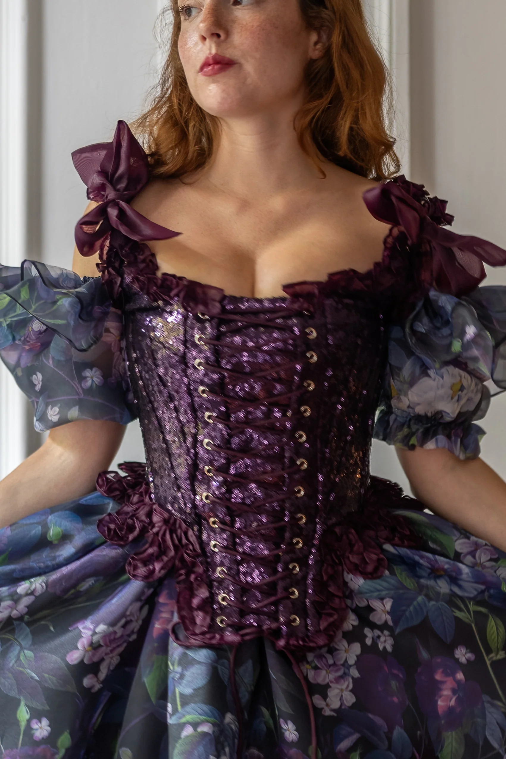 Amethyst Pompadour Corset - Image 5
