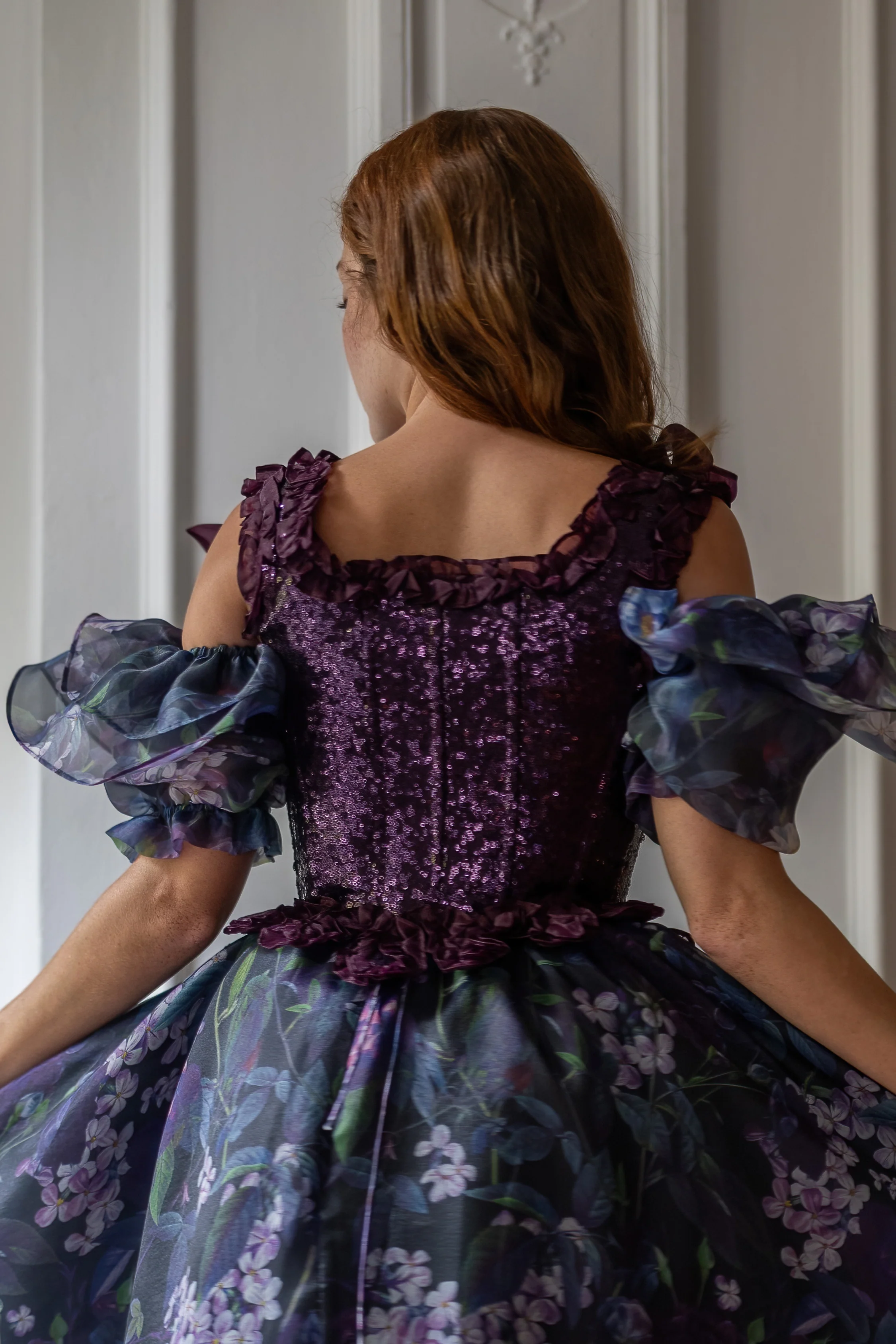 Amethyst Pompadour Corset - Image 8