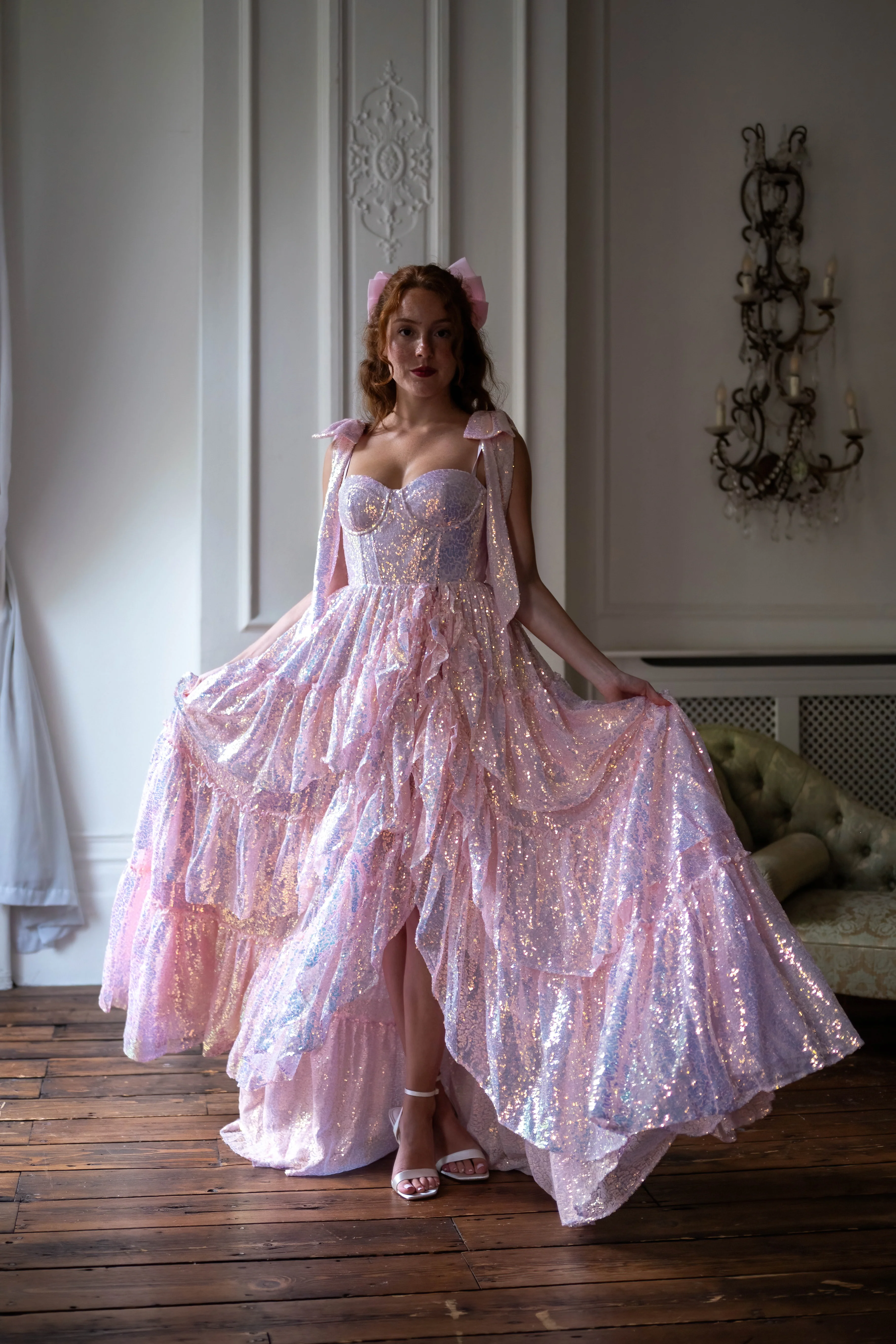 Aphrodite's Kiss Lustre Gown - Image 5