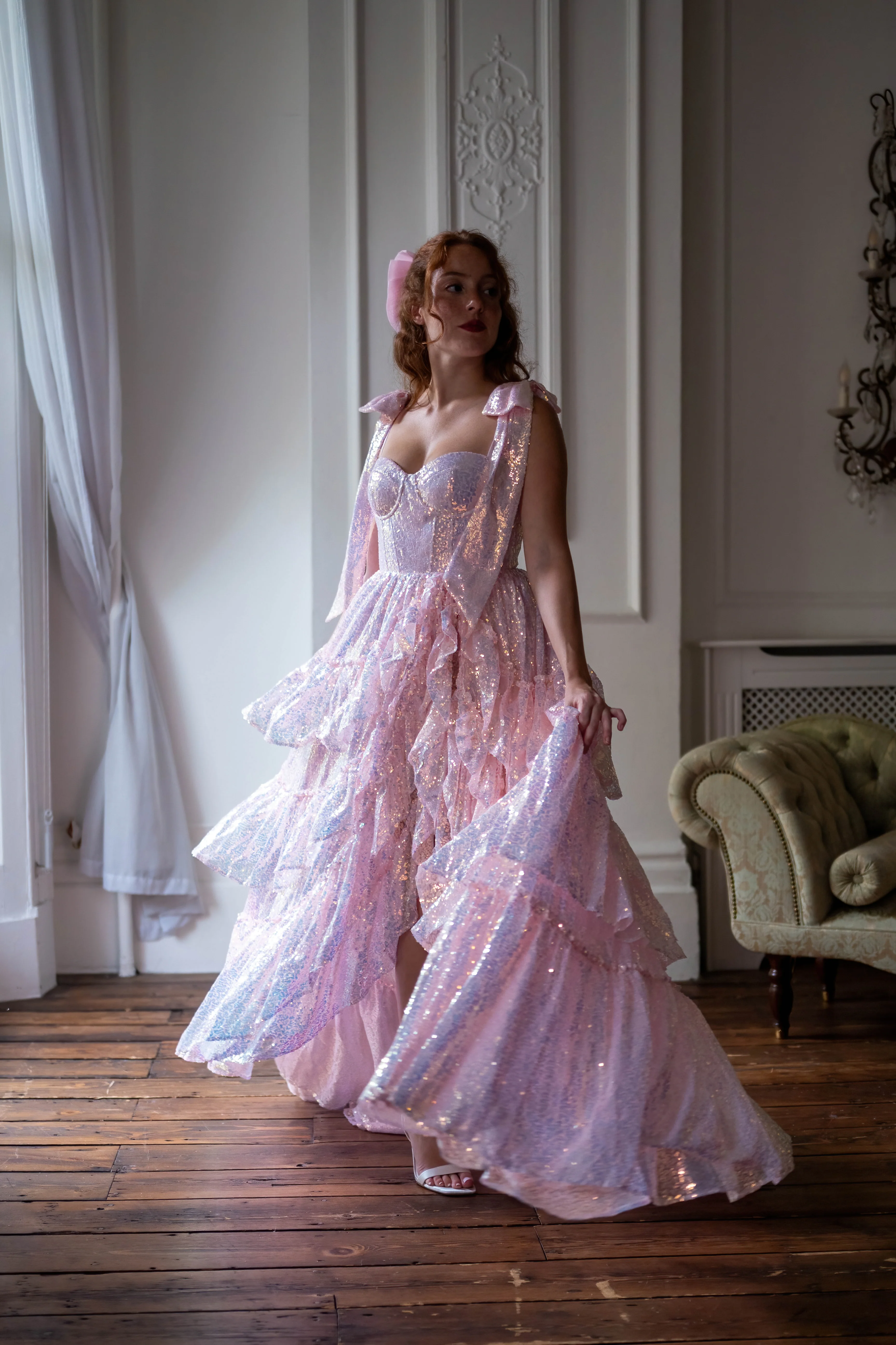 Aphrodite's Kiss Lustre Gown - Image 8