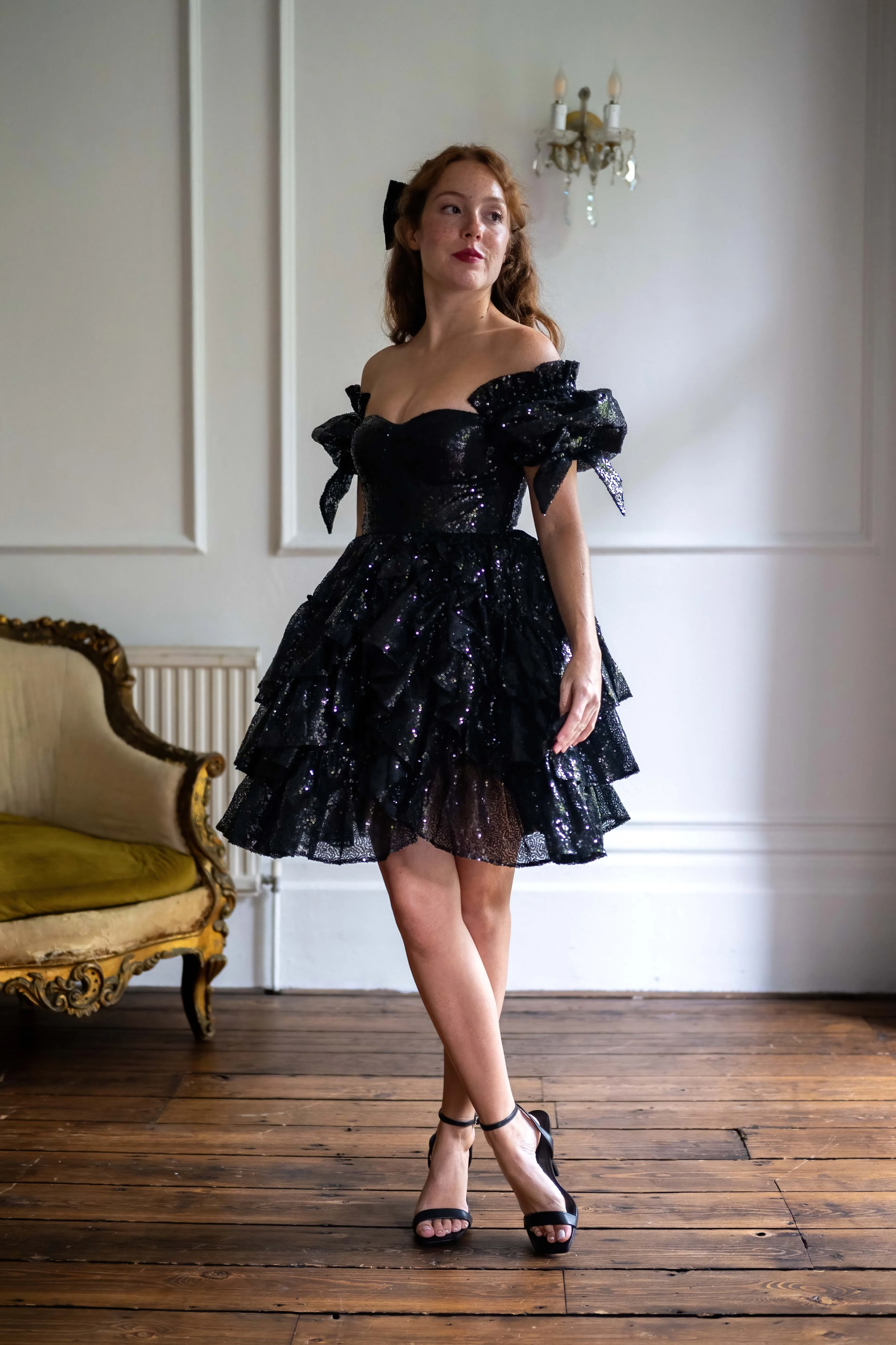Black Pearl Damsel Dress - Image 11