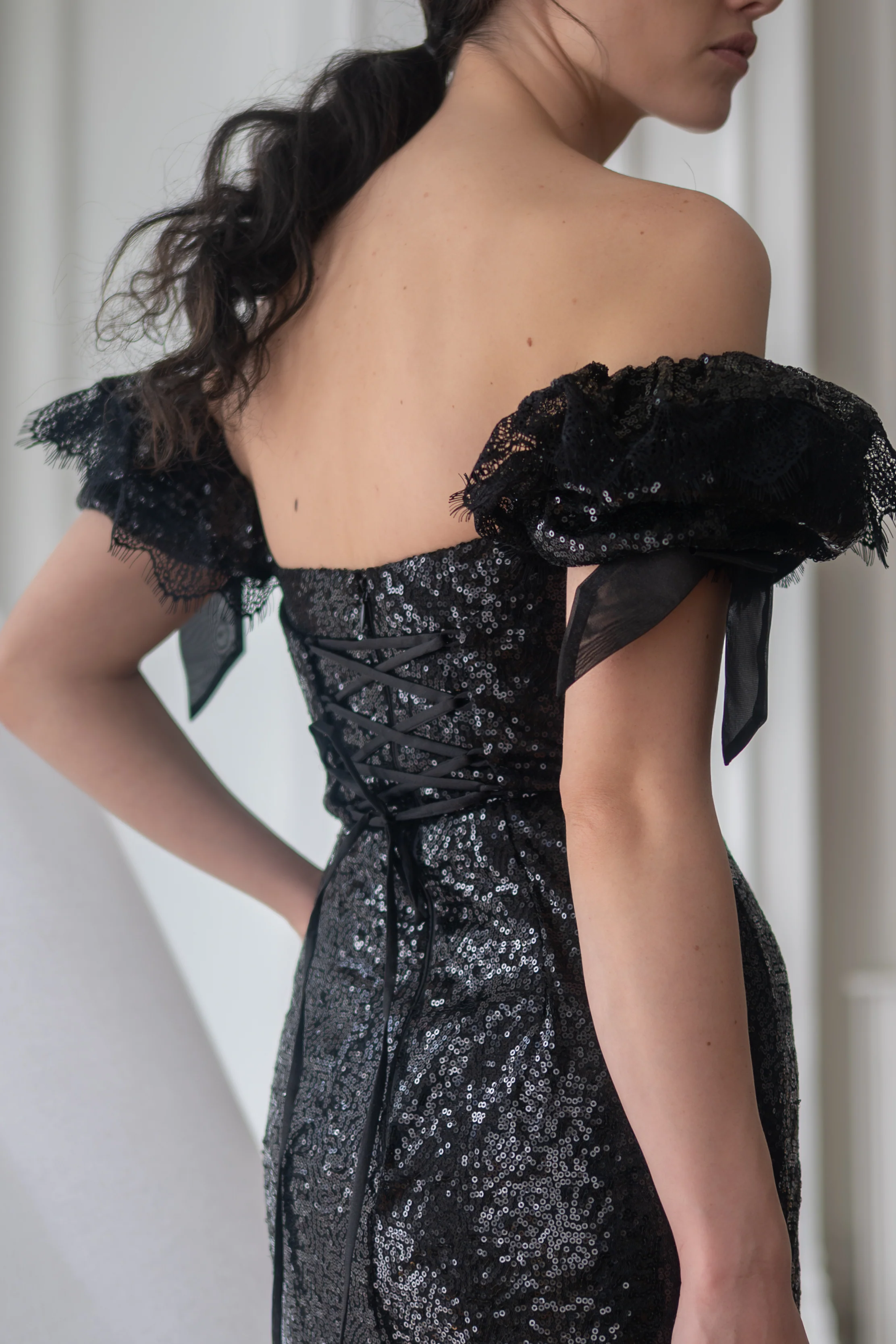 Black Pearl Eidolon Gown - Image 10