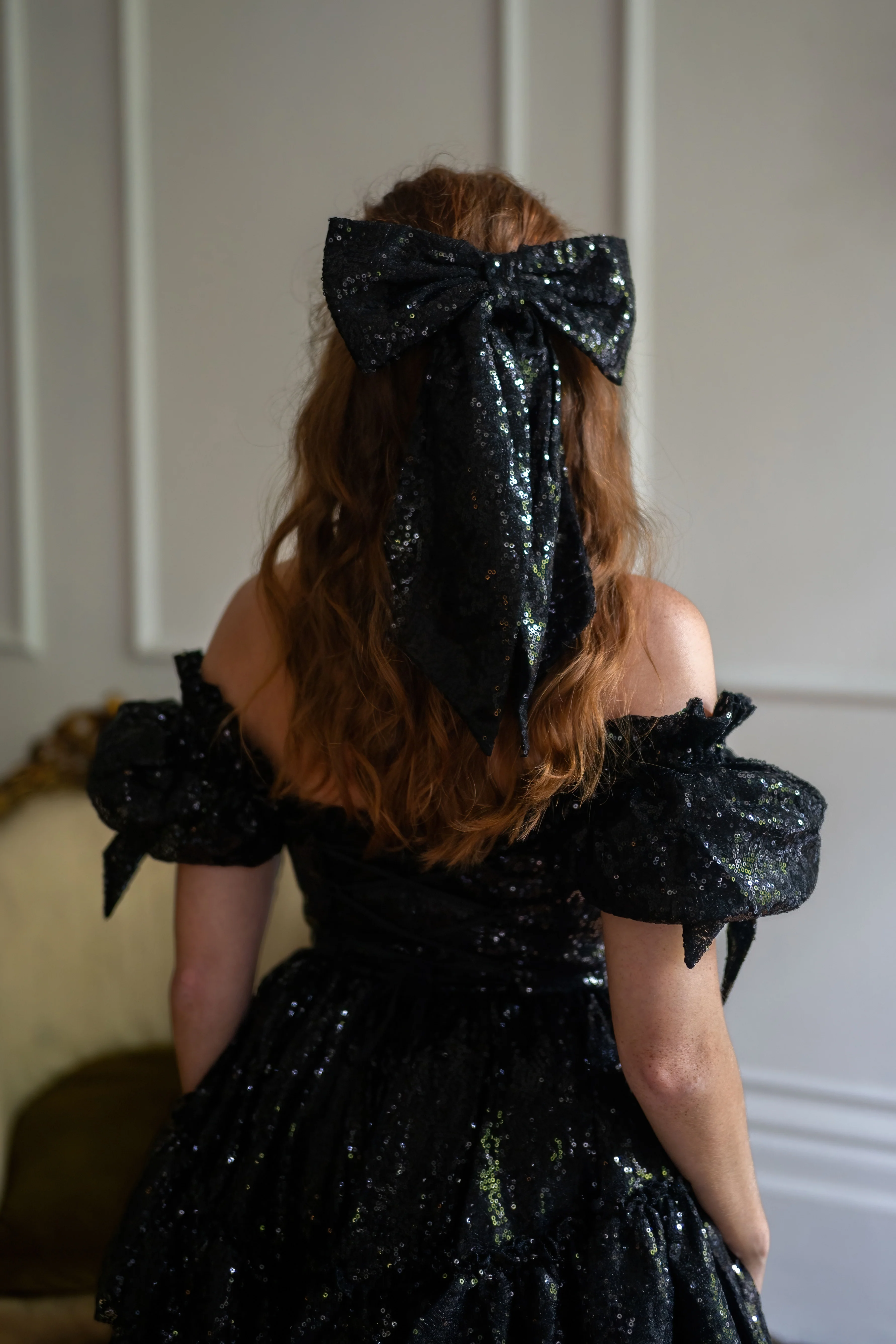 Black Pearl Fable Hairbow - Image 2