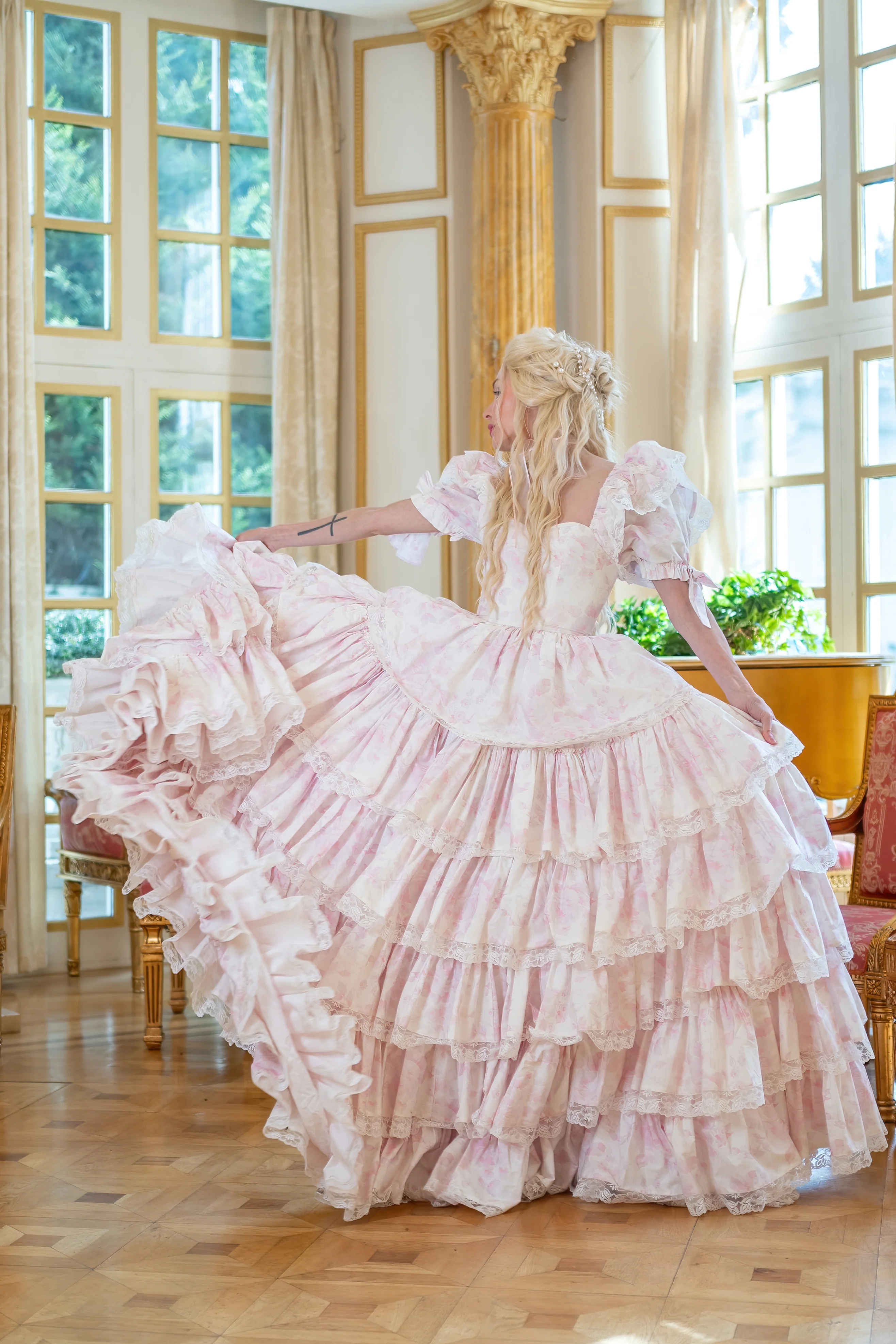 Chantilly Rose Debutante Gown - Image 27