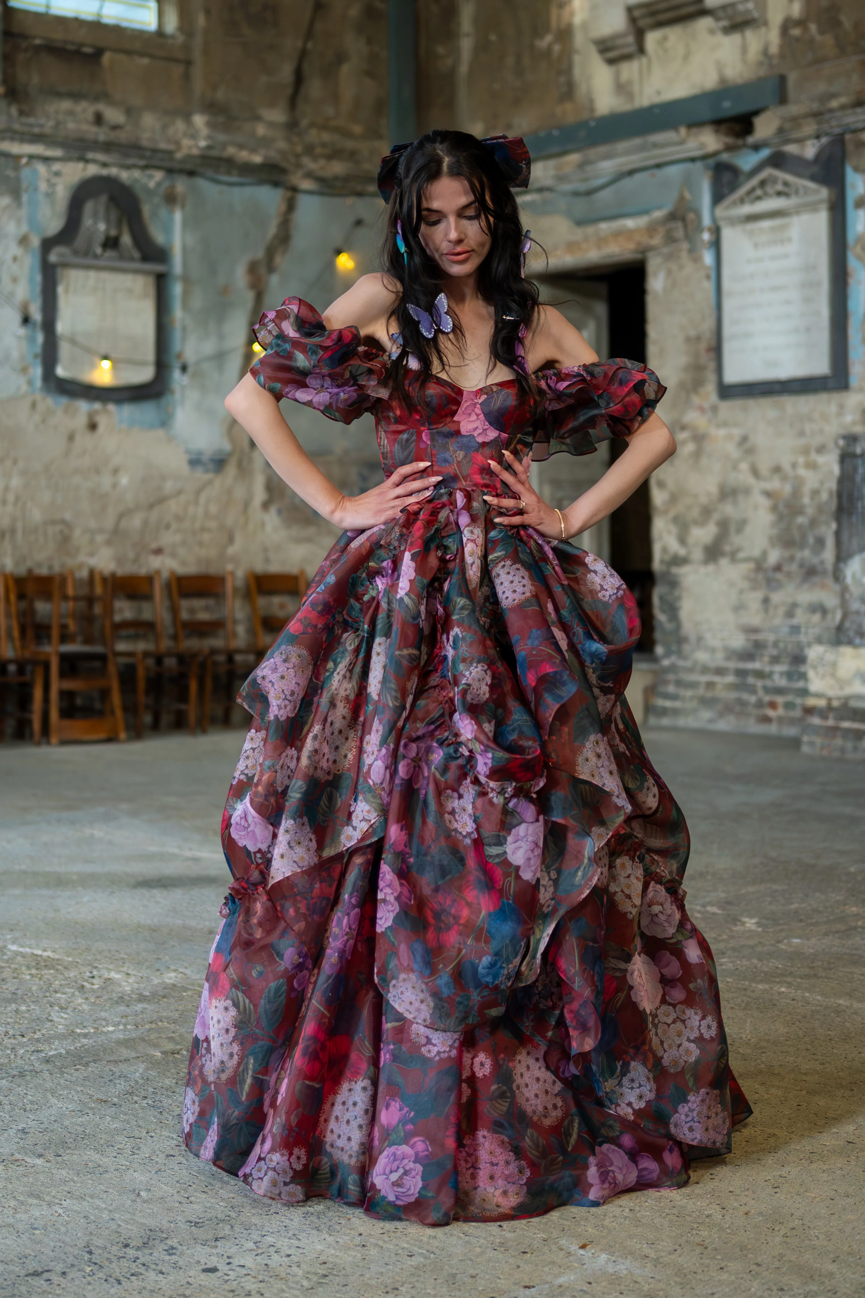 Crimson Rapture Sorority Gown - Image 4