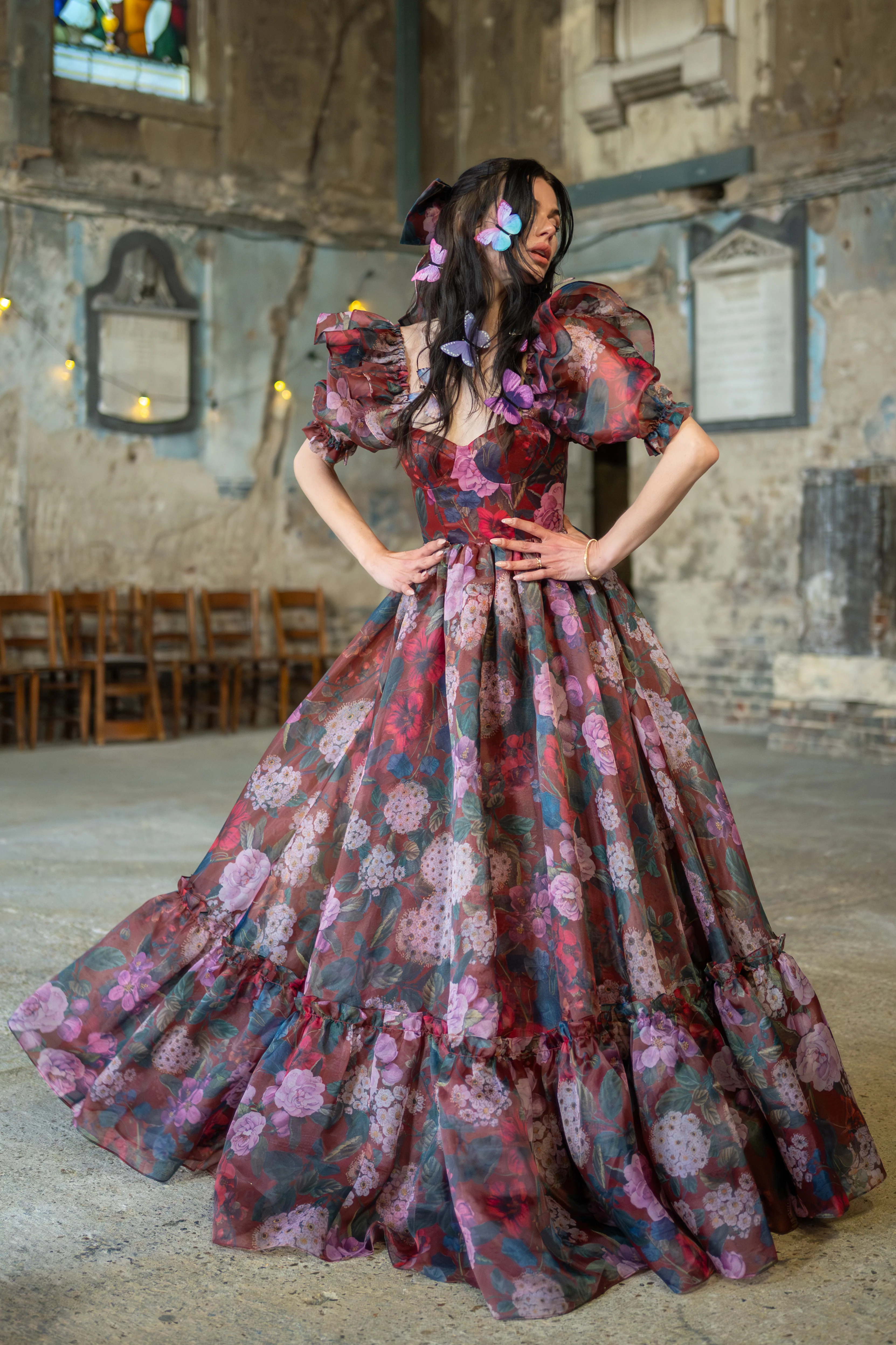 Crimson Rapture Sorority Gown - Image 7