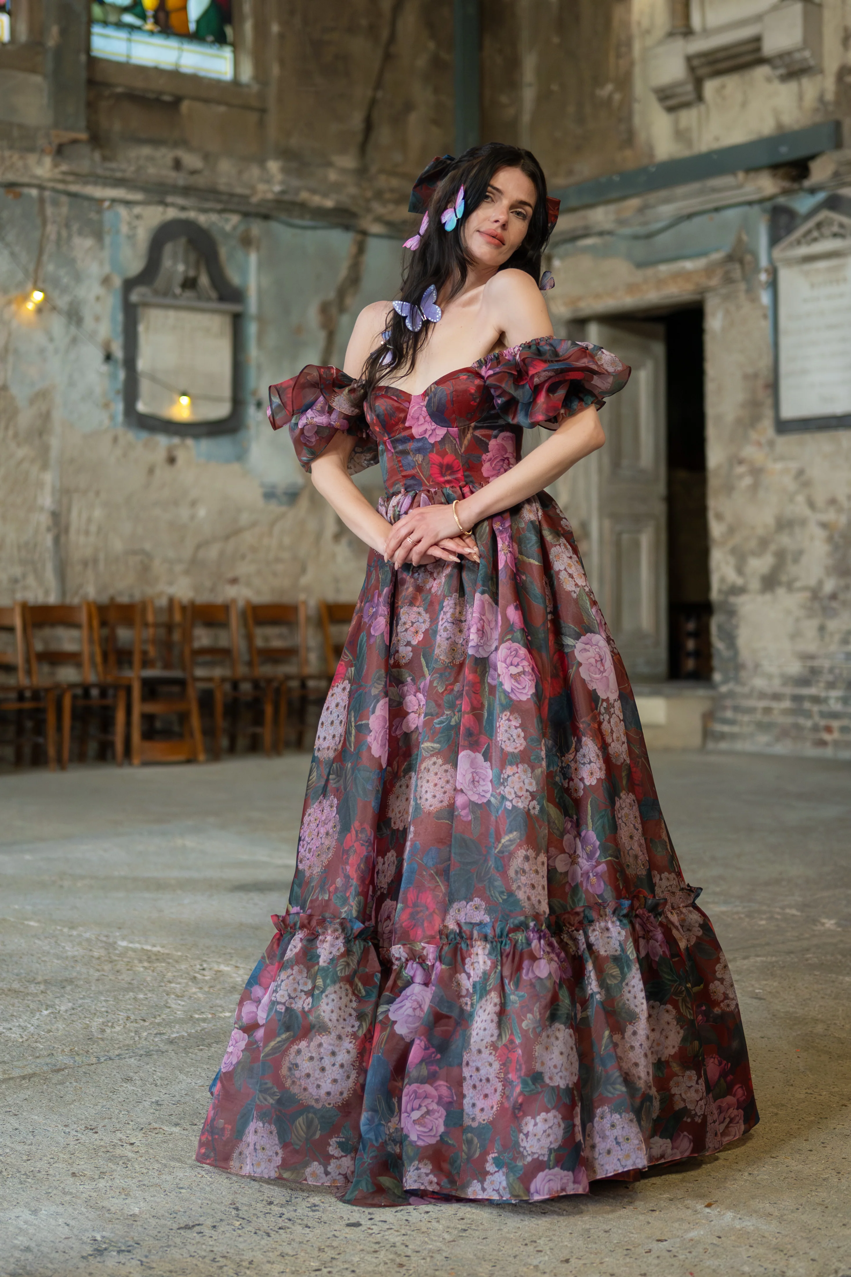 Crimson Rapture Sorority Gown - Image 8