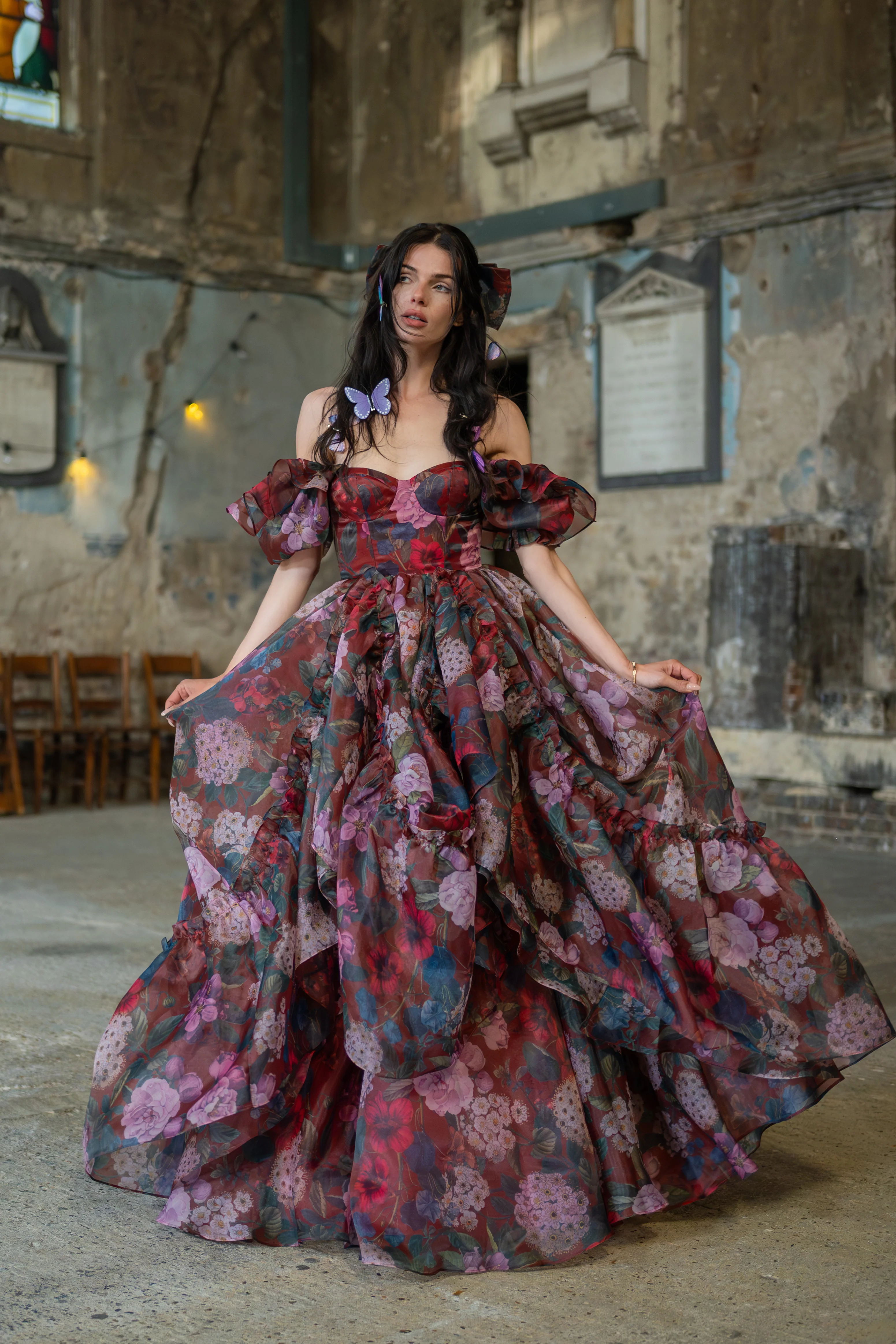Crimson Rapture Sorority Gown - Image 9
