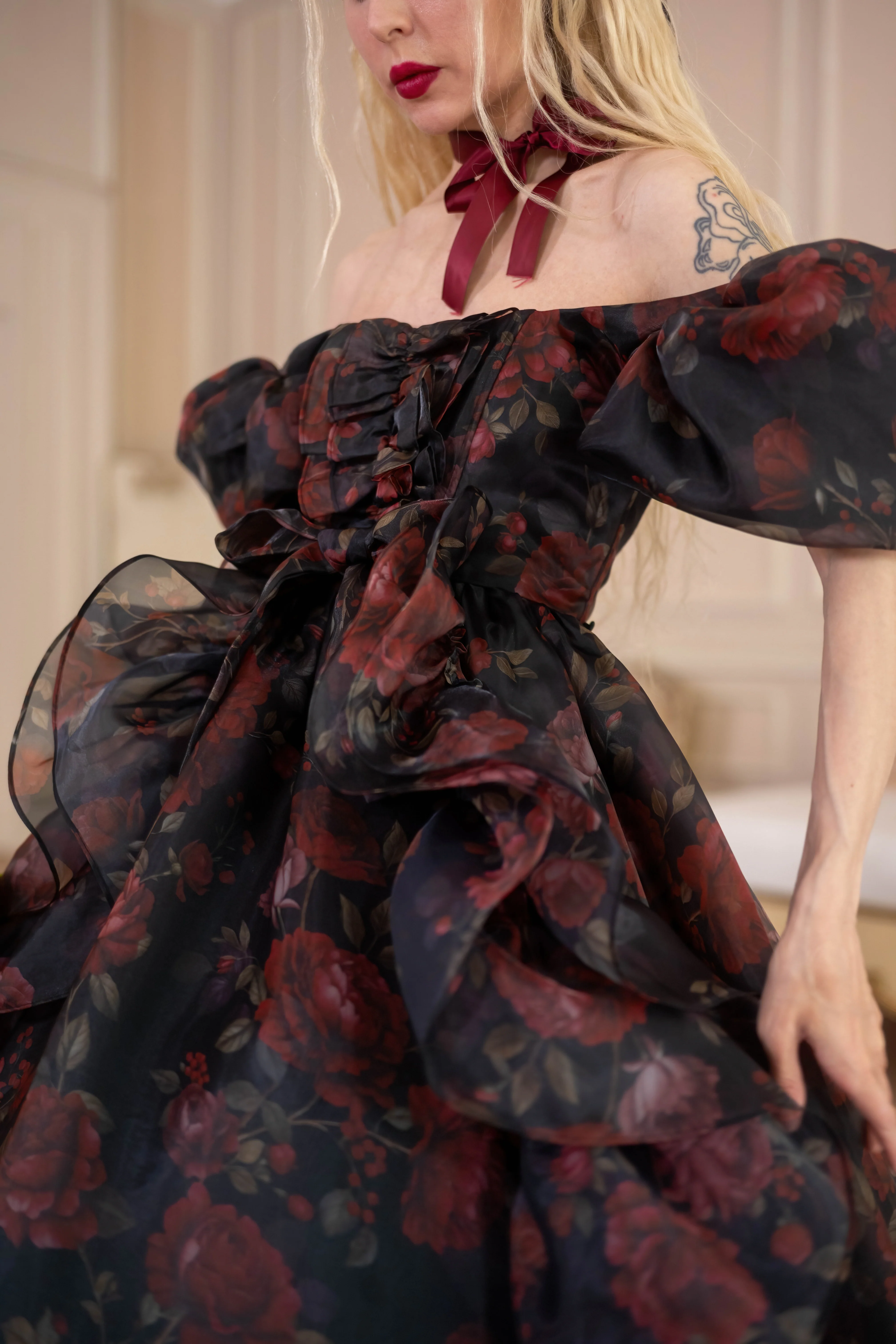 Dark Romance Antoinette Train Gown - Image 17