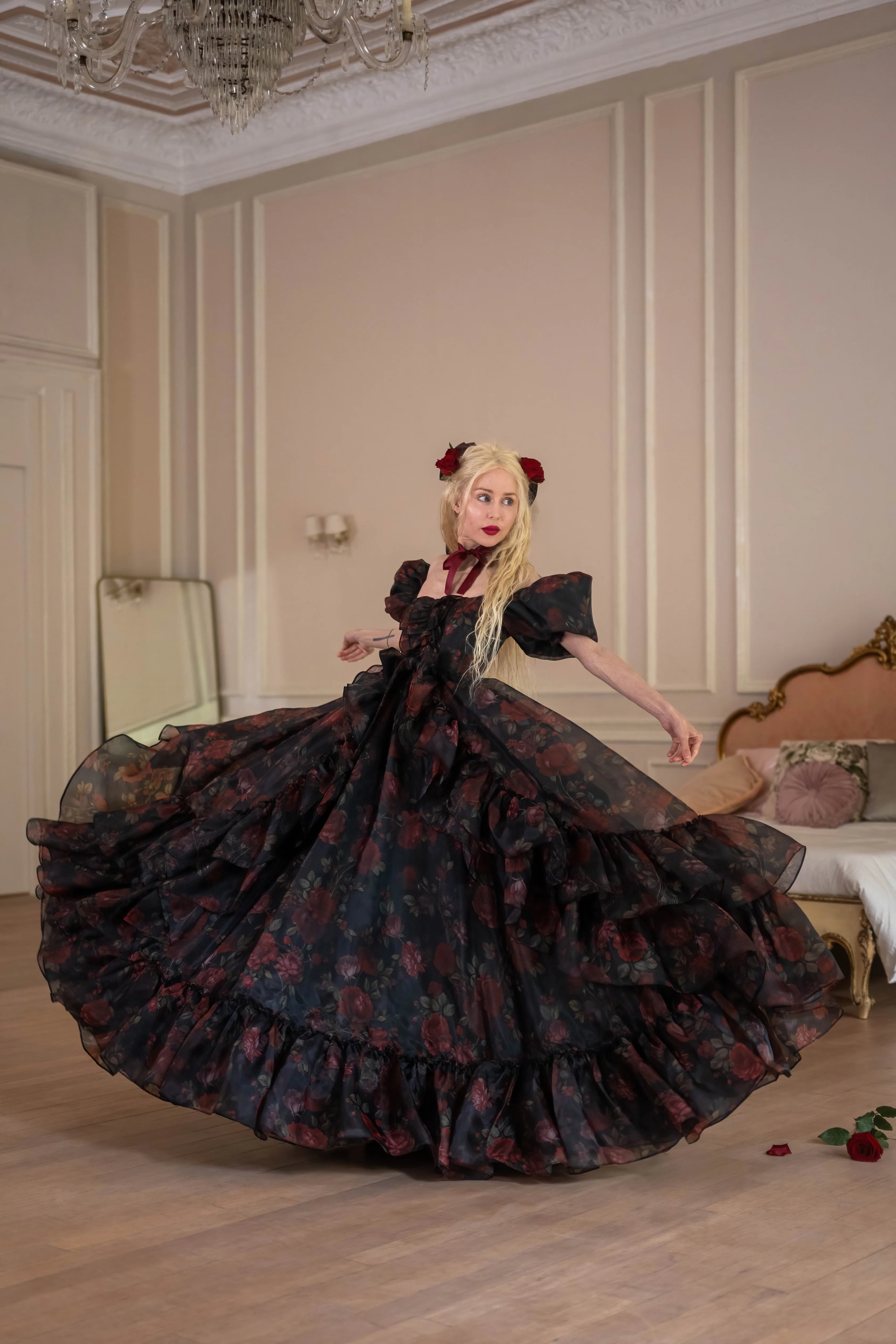 Dark Romance Antoinette Train Gown - Image 28