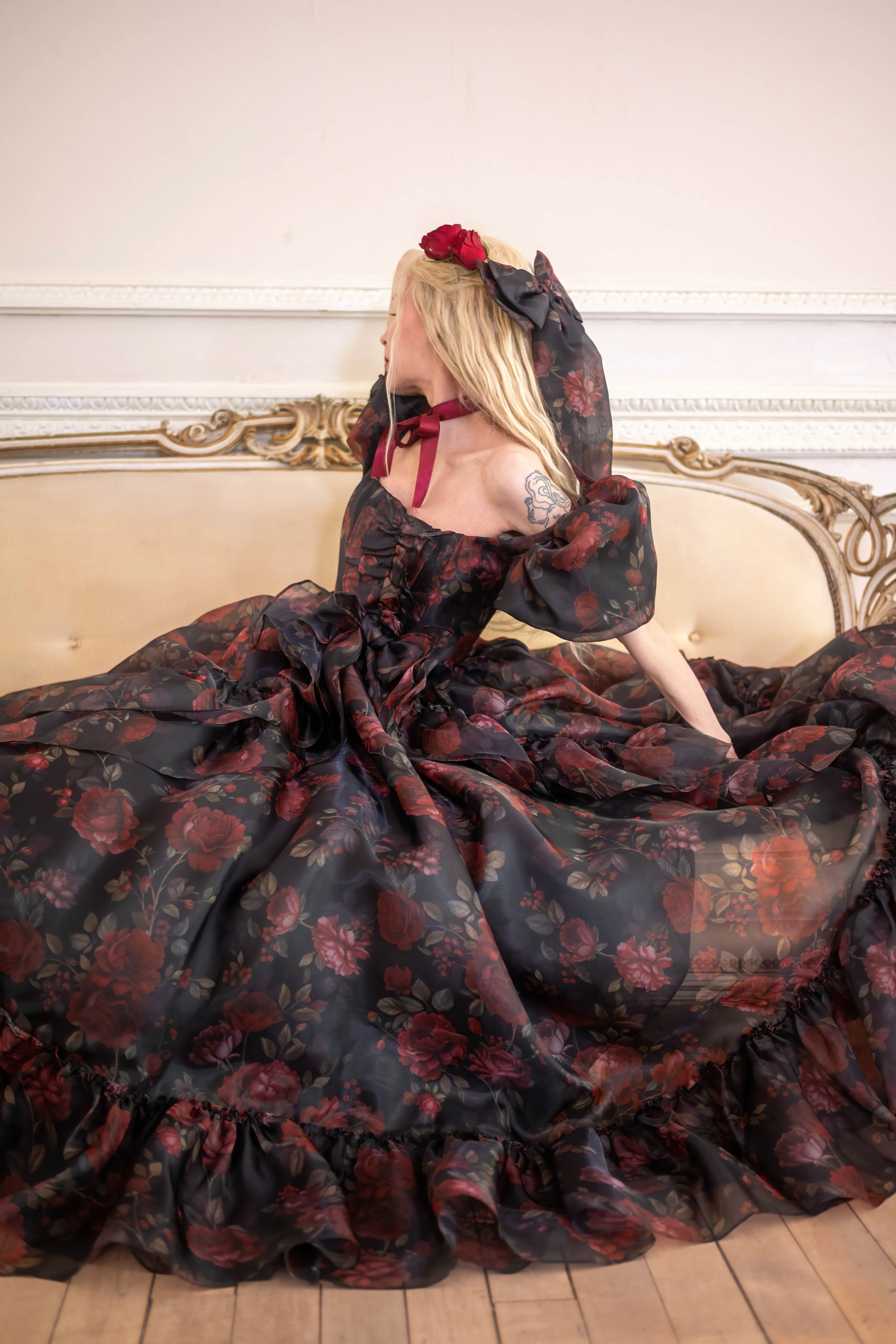 Dark Romance Antoinette Train Gown - Image 29