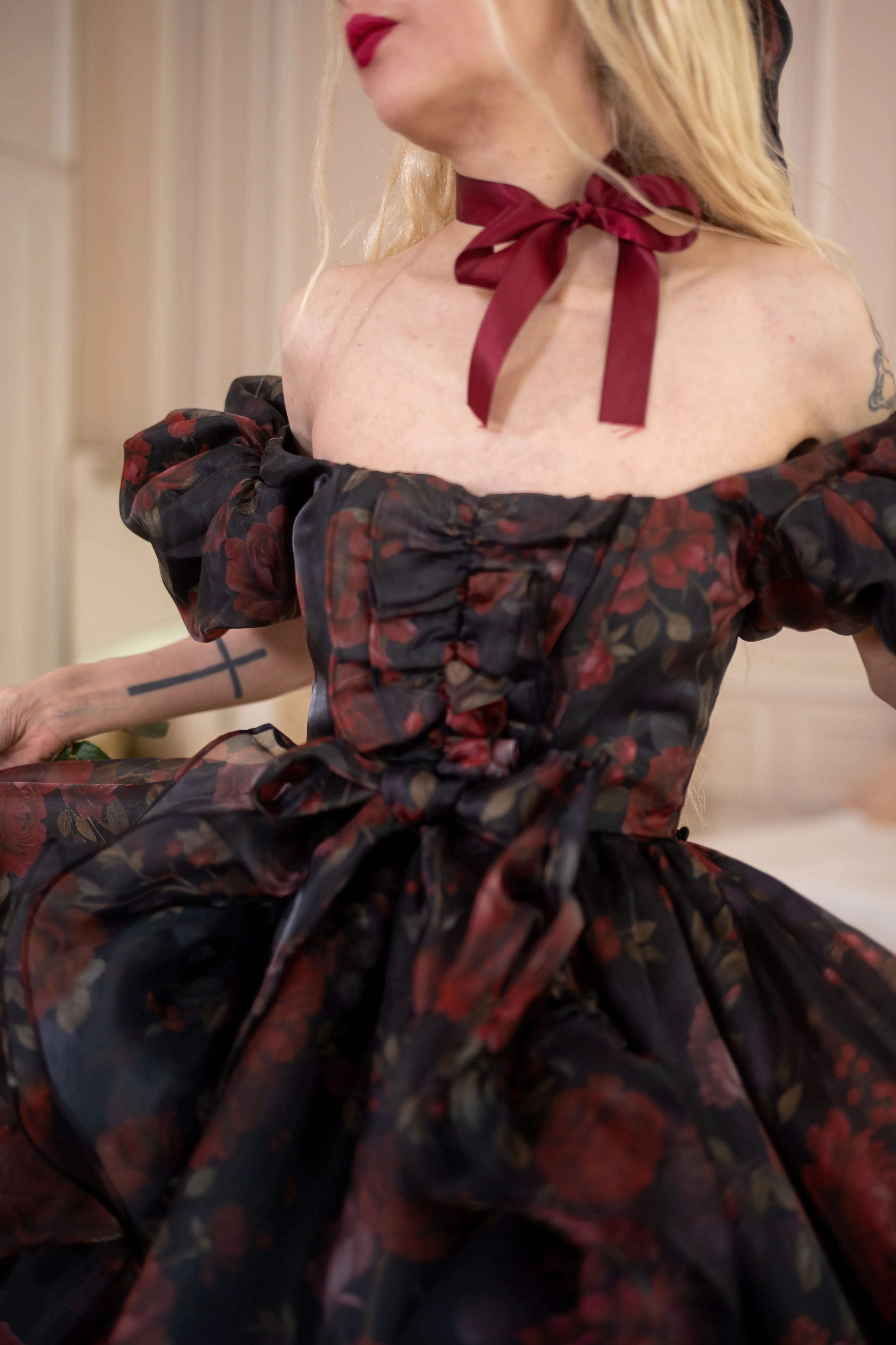 Dark Romance Antoinette Train Gown - Image 3