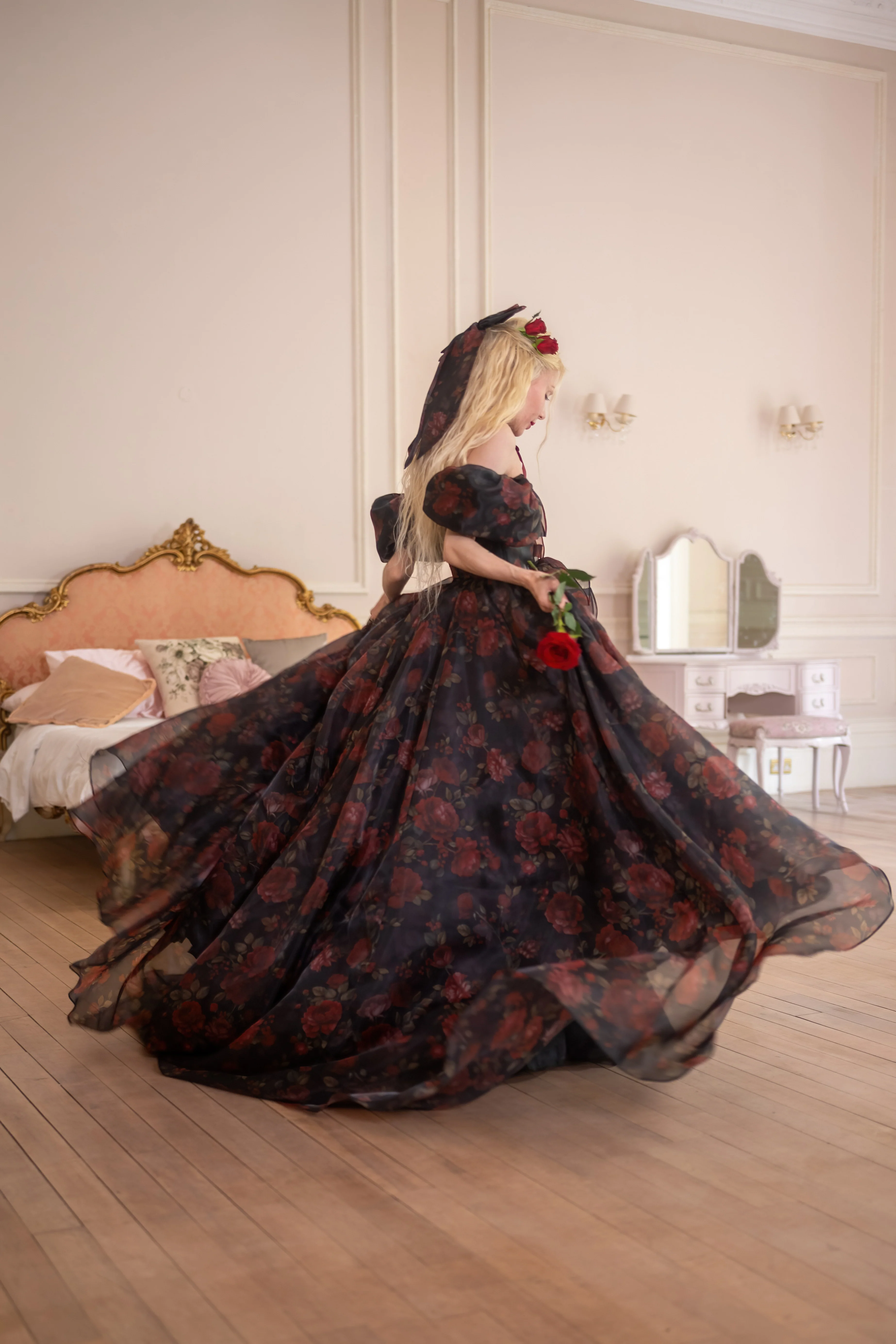 Dark Romance Antoinette Train Gown - Image 32