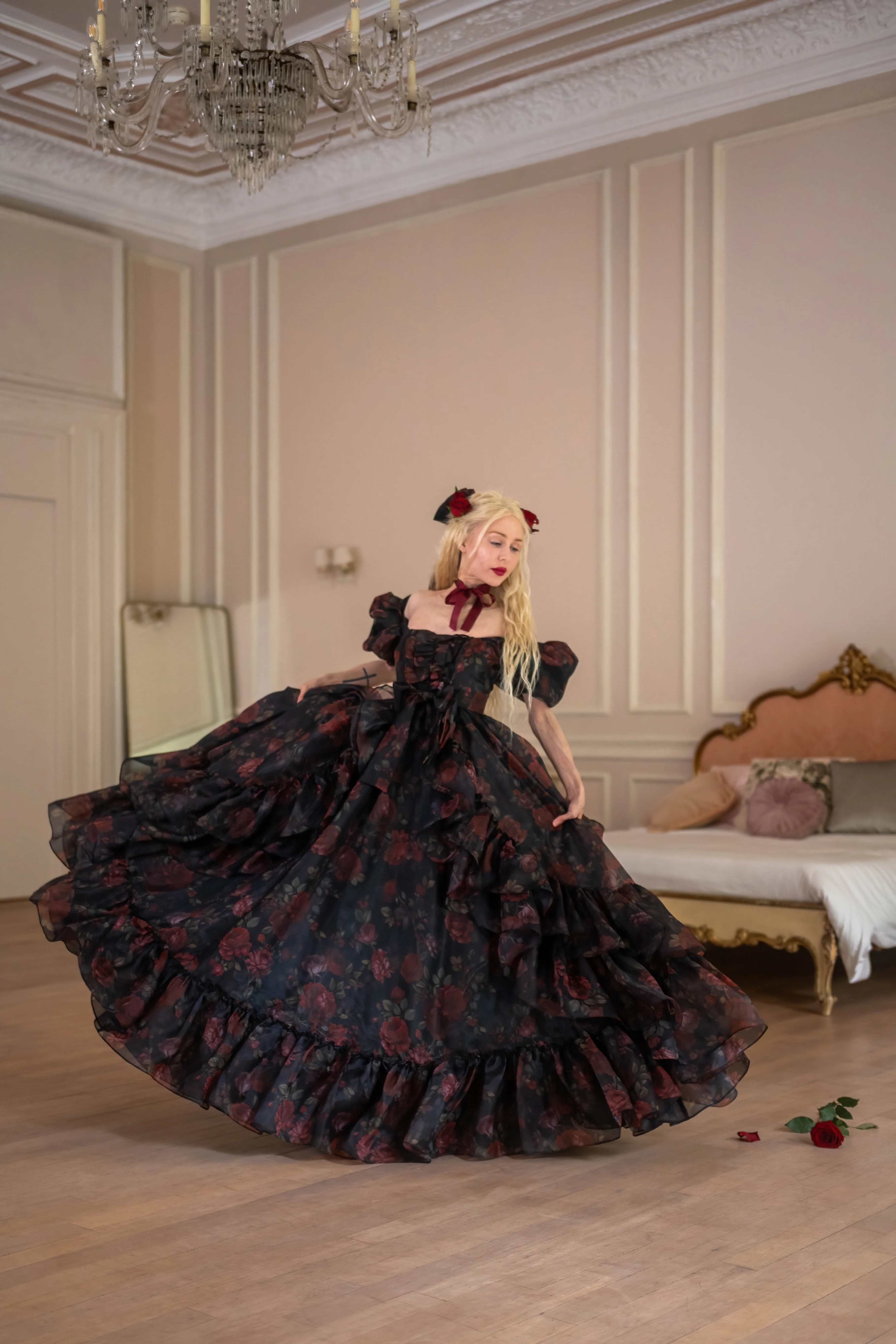 Dark Romance Antoinette Train Gown - Image 4