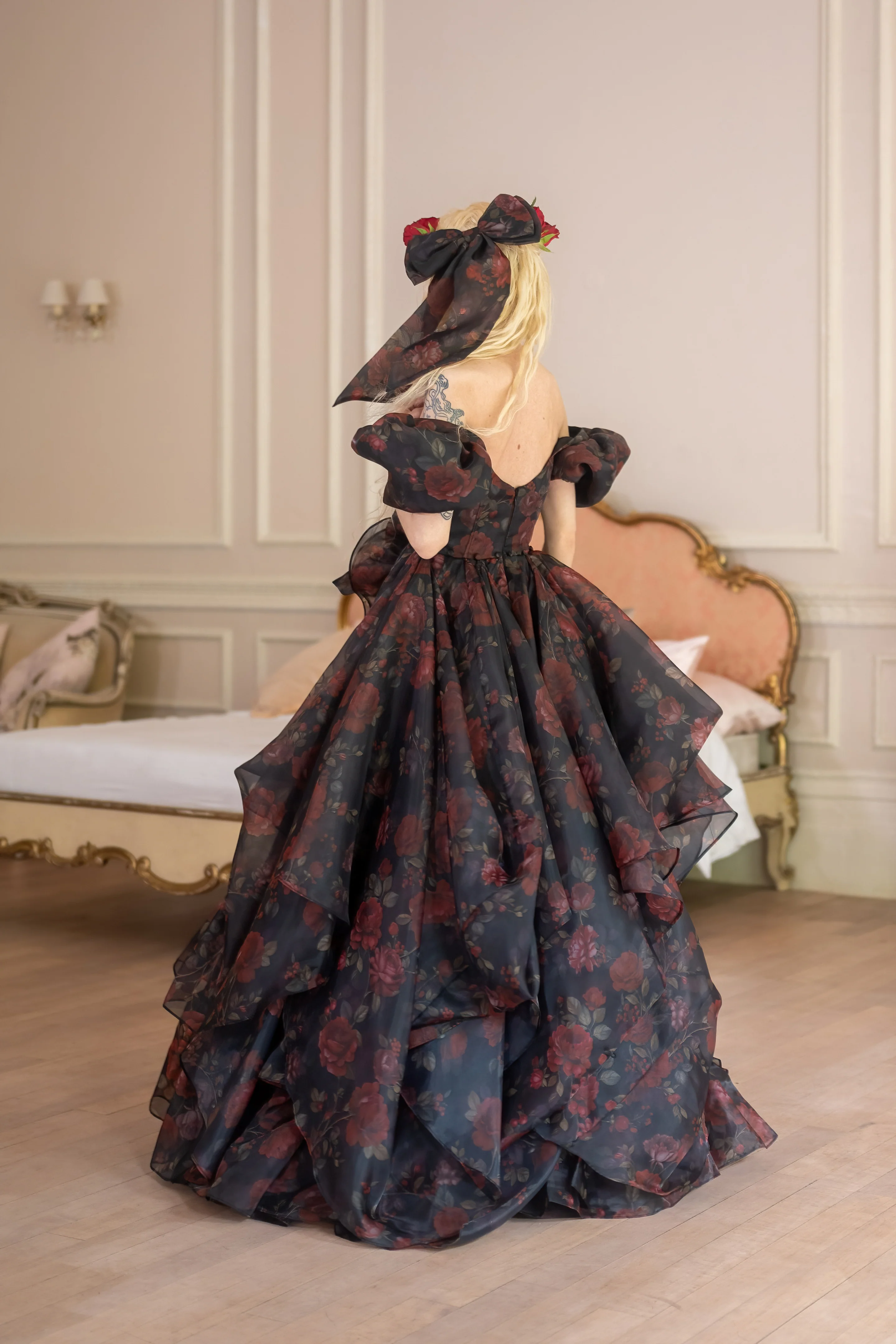 Dark Romance Antoinette Train Gown - Image 5