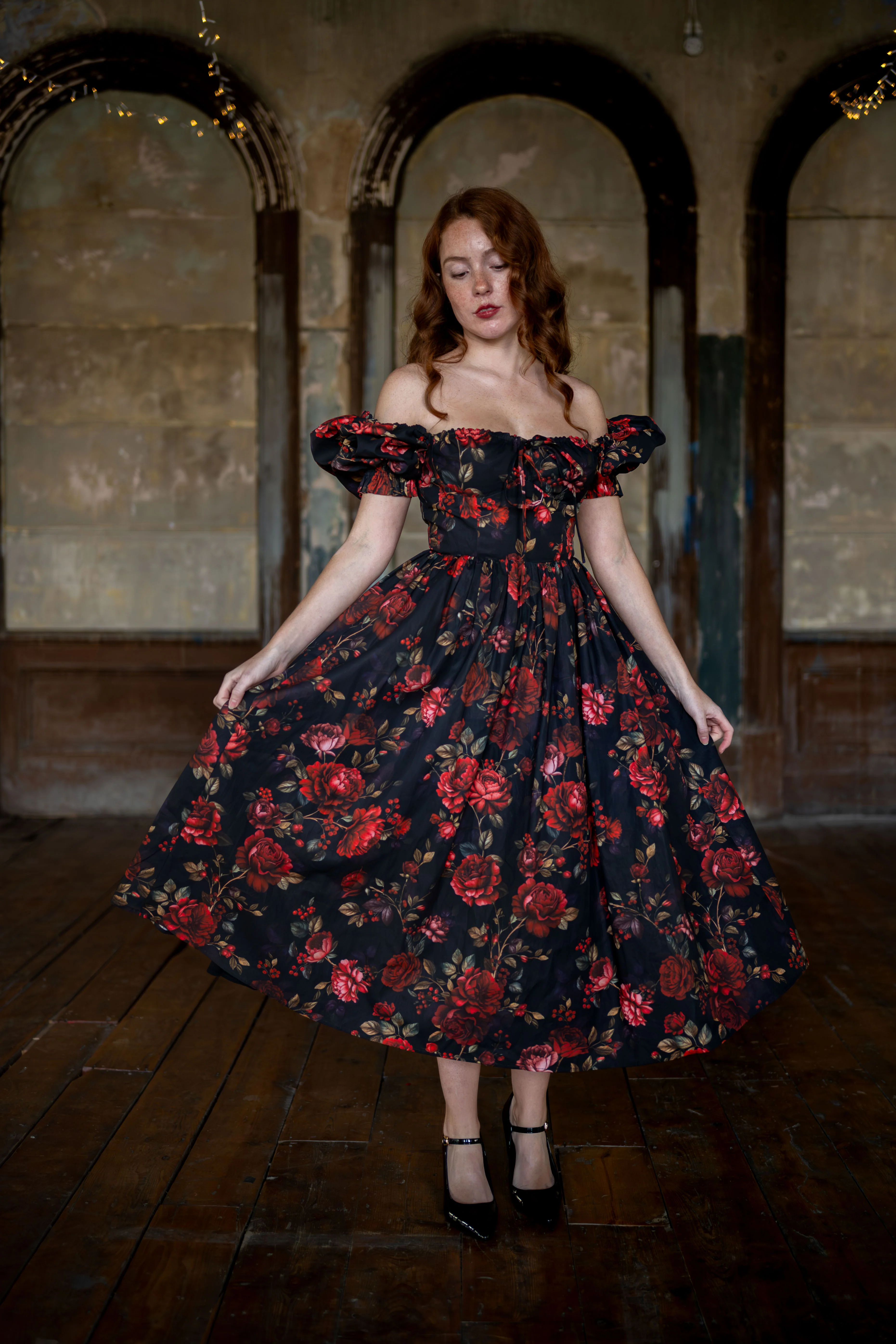Dark Romance Larkspur Dress - Image 15