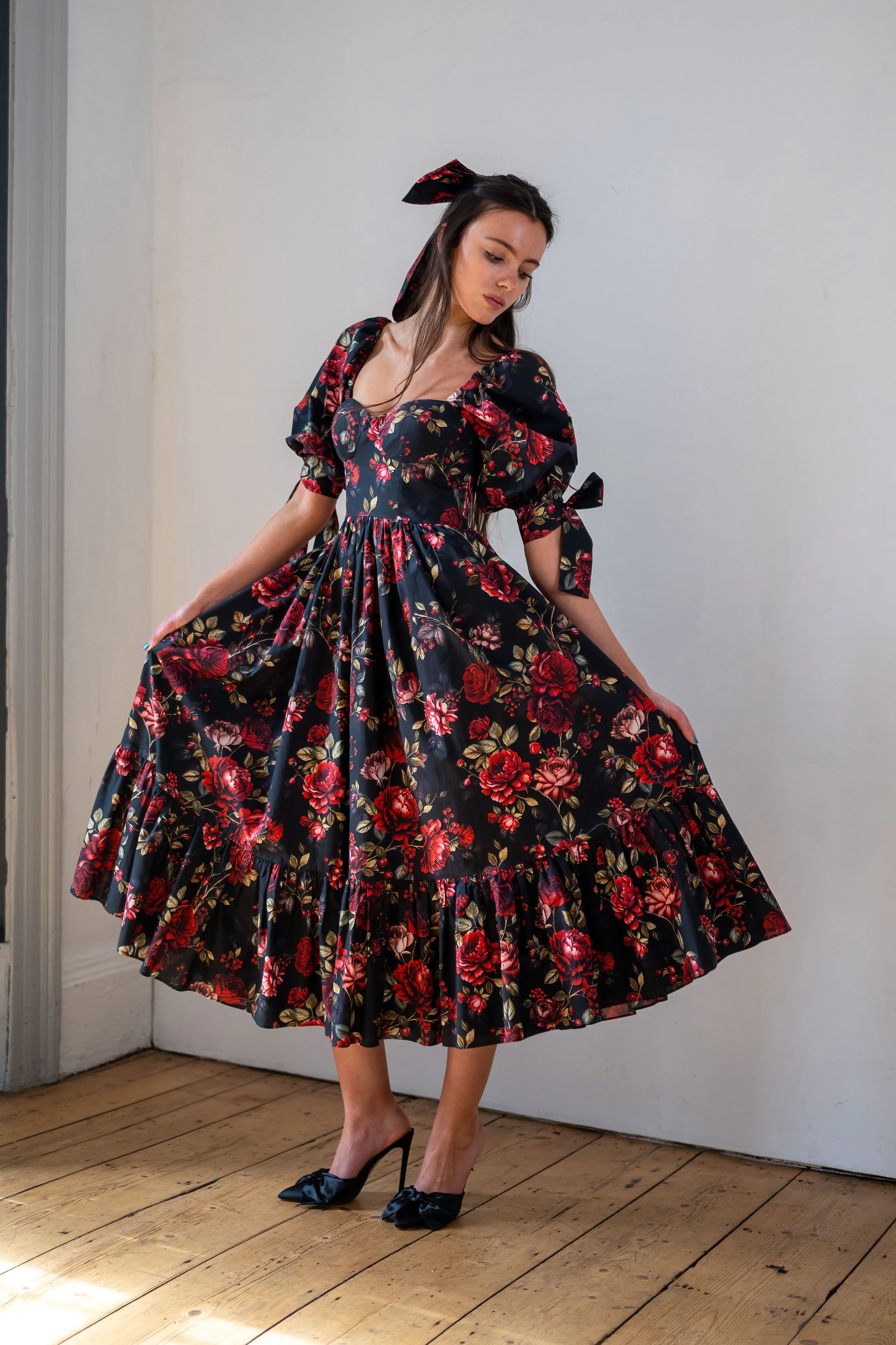 Dark Romance Windsor Dress - Image 3