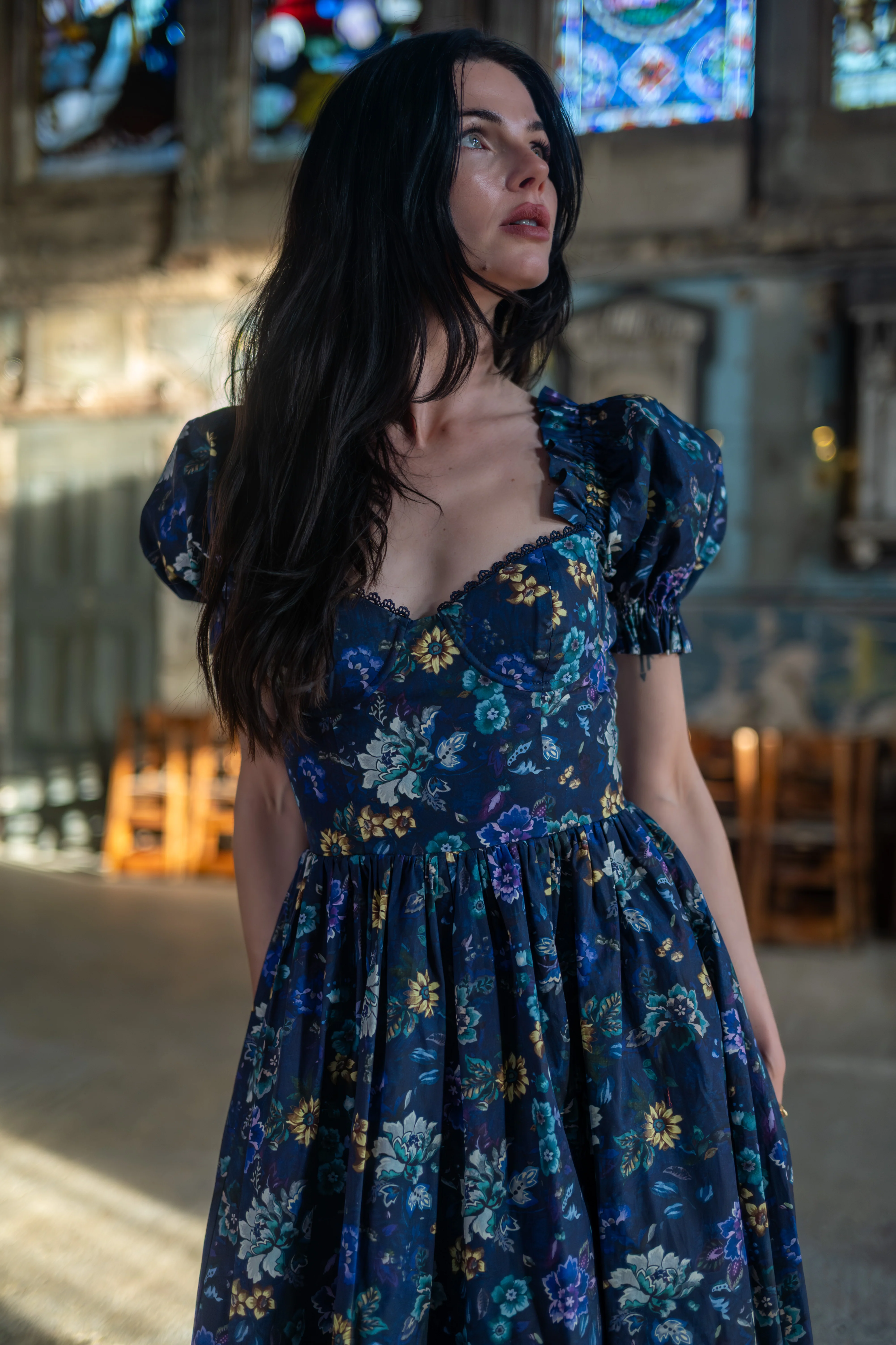 Etruscan Tapestry Rosewood Dress - Image 2