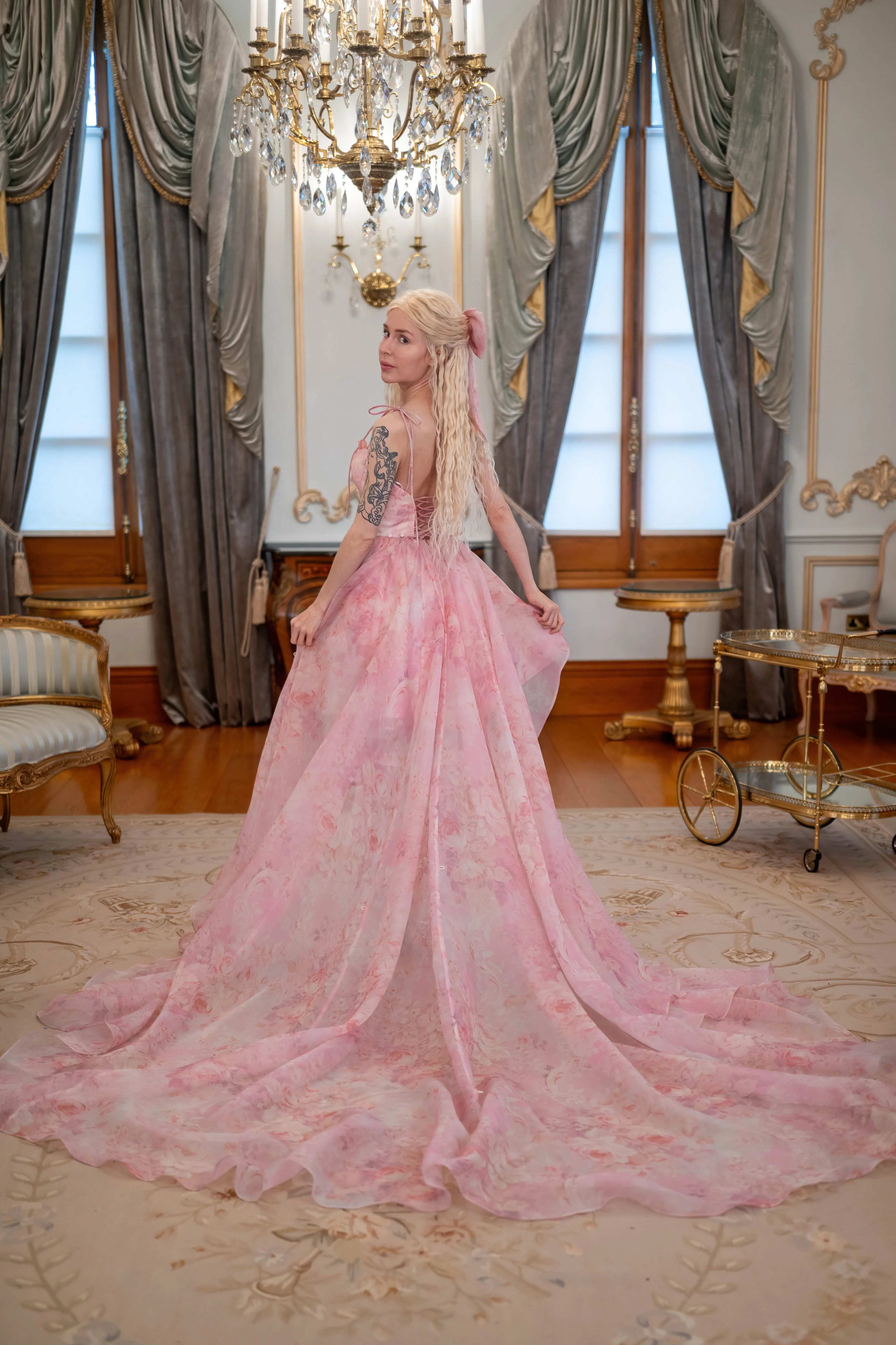 Fantasy Rose Heiress Gown - Image 20