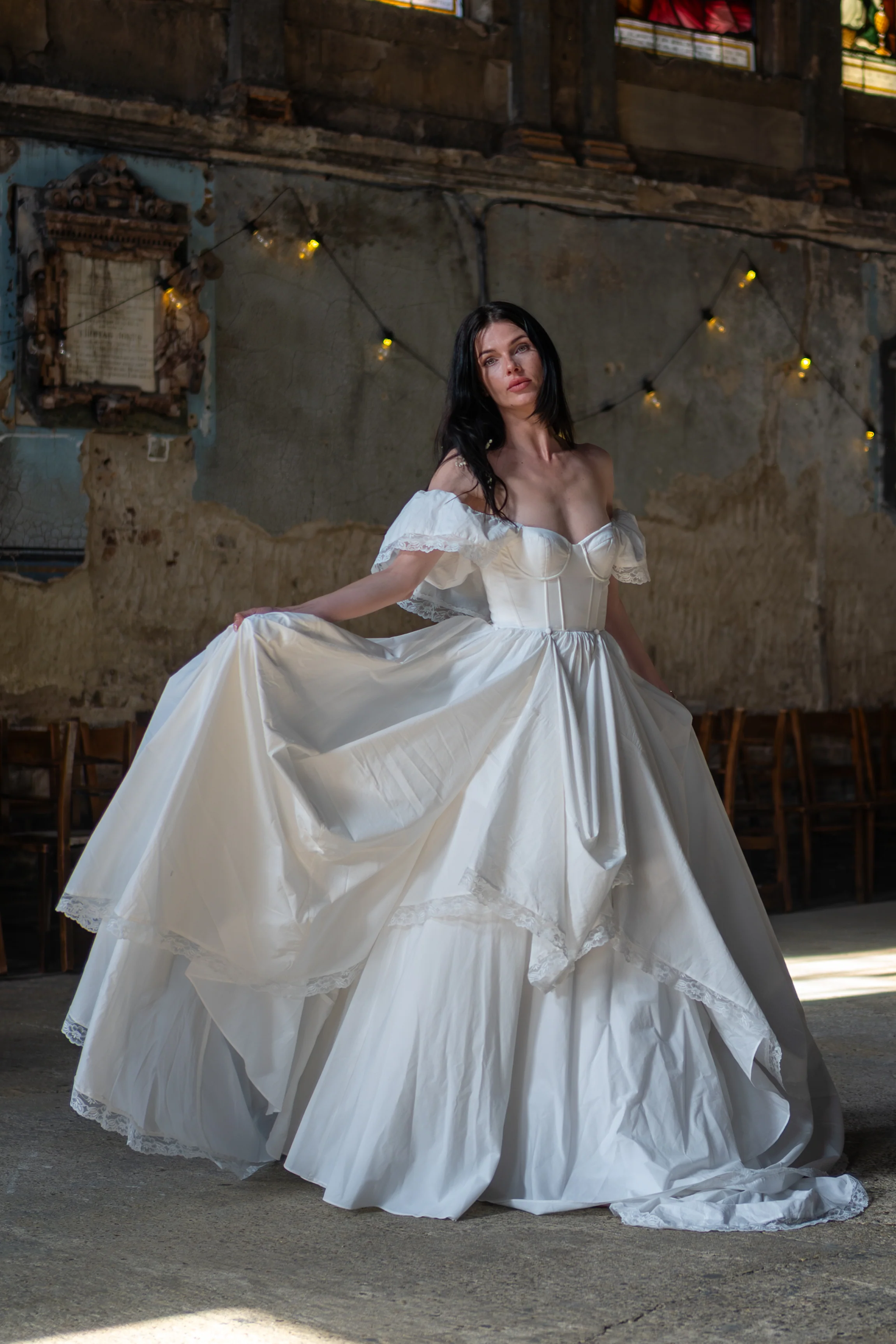 First Light Falling Fairytale Gown