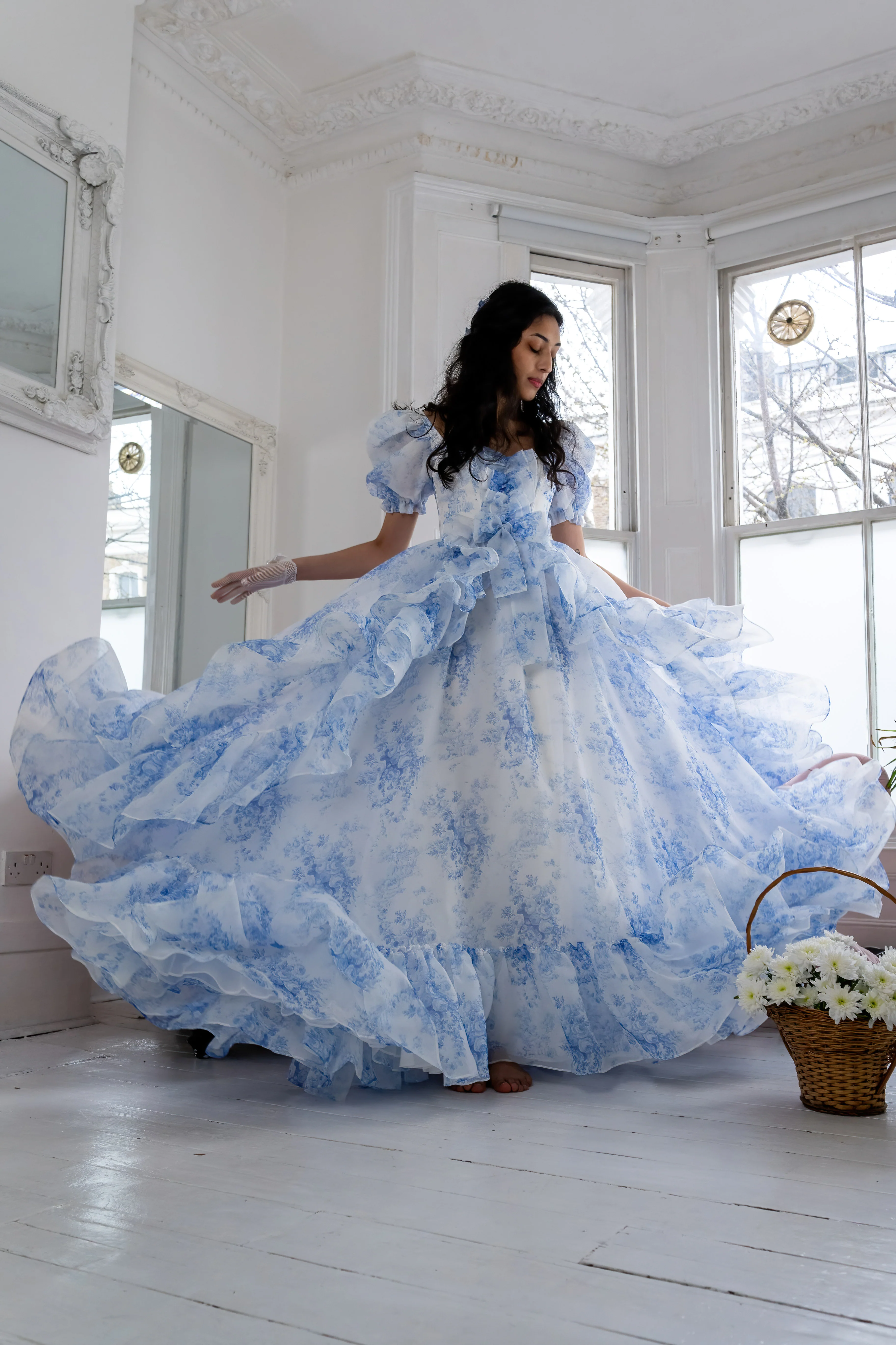 French Porcelain Antoinette Gown - Image 13