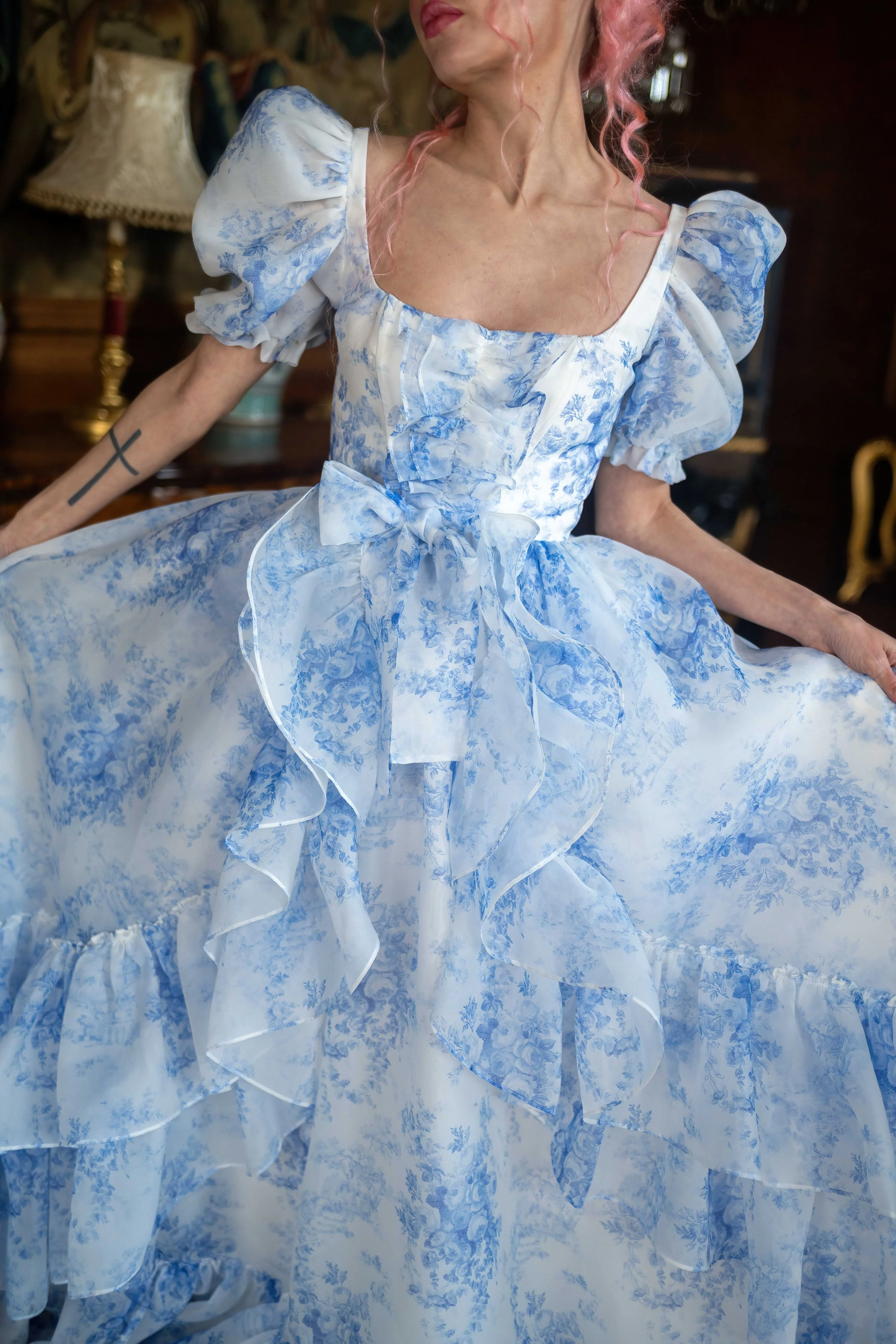 French Porcelain Antoinette Gown - Image 14