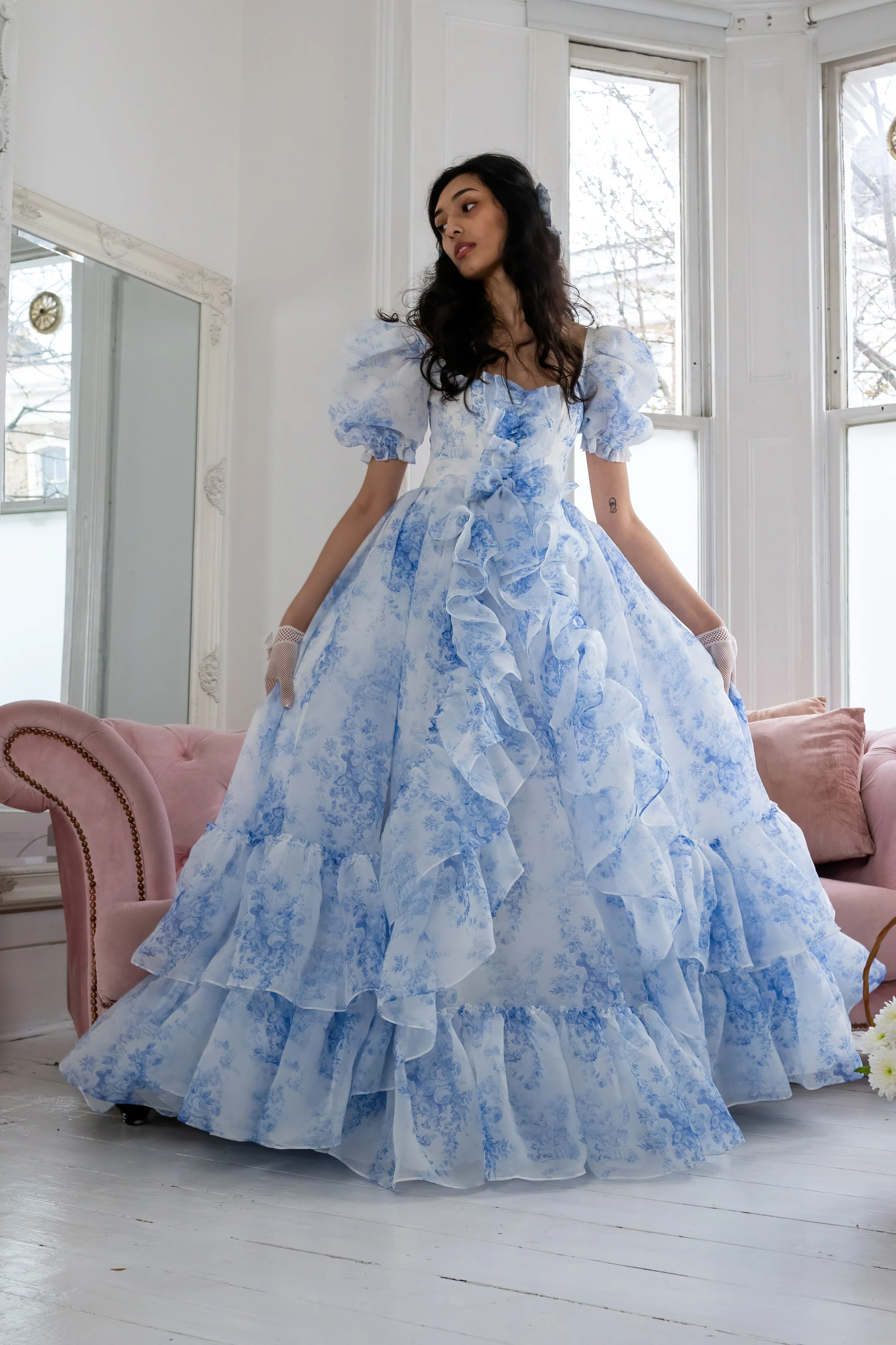 French Porcelain Antoinette Gown - Image 16