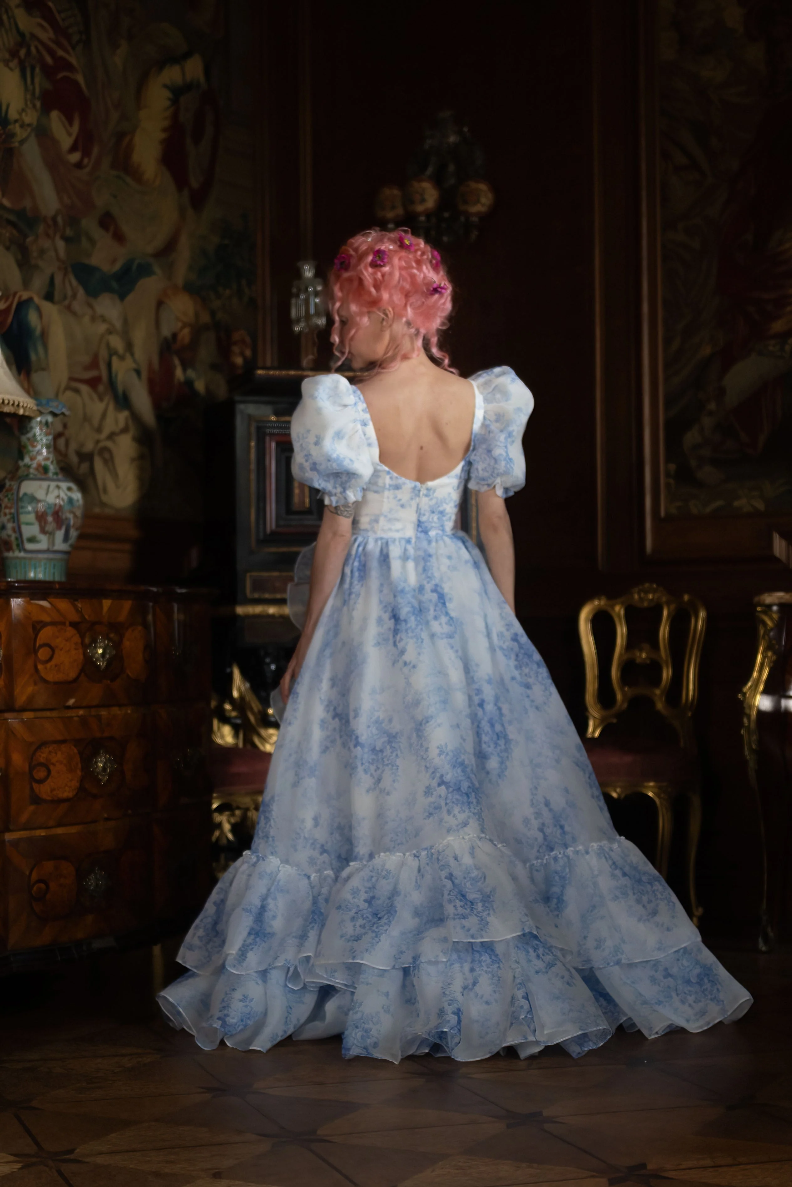 French Porcelain Antoinette Gown - Image 2