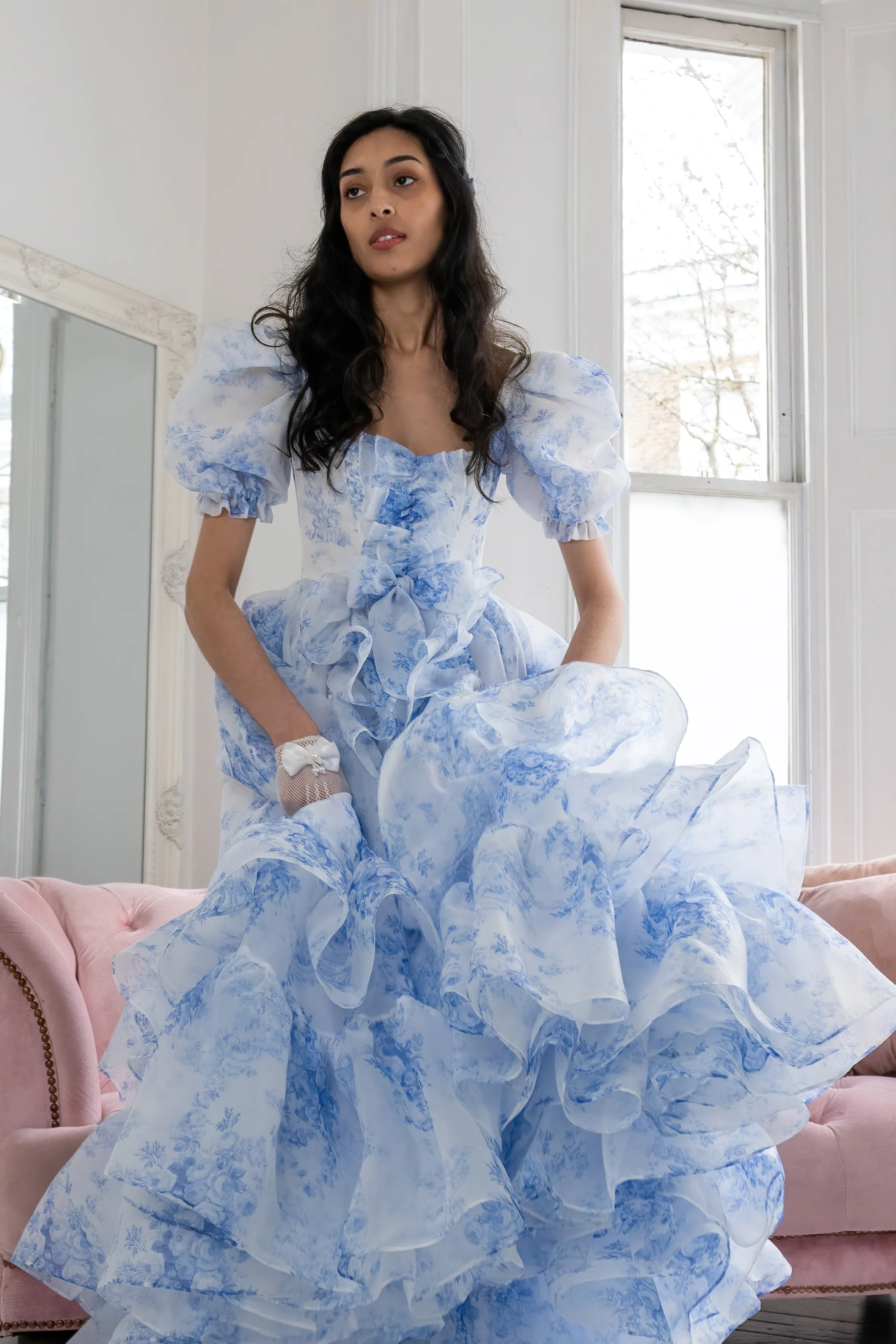 French Porcelain Antoinette Gown - Image 22