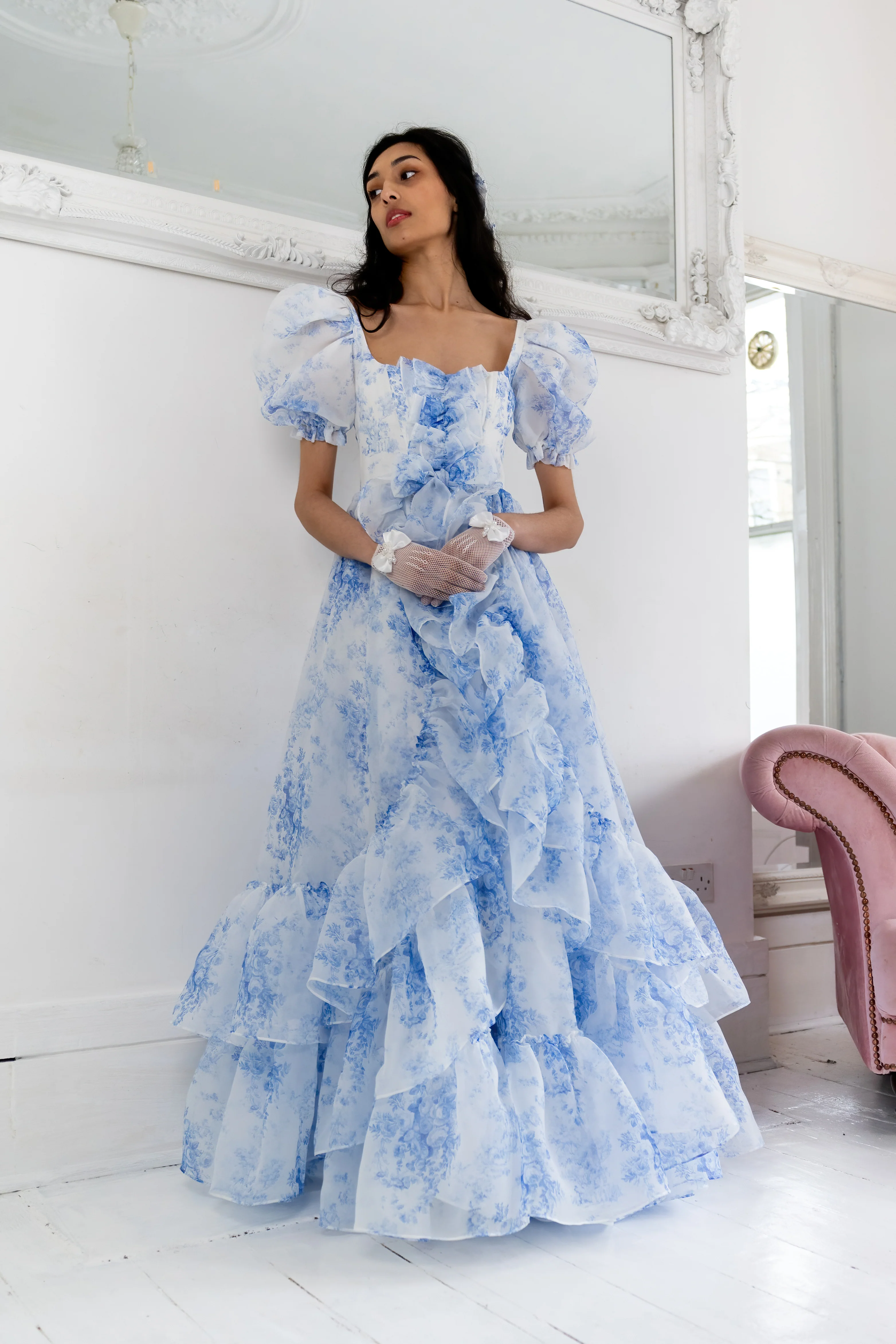 French Porcelain Antoinette Gown - Image 25