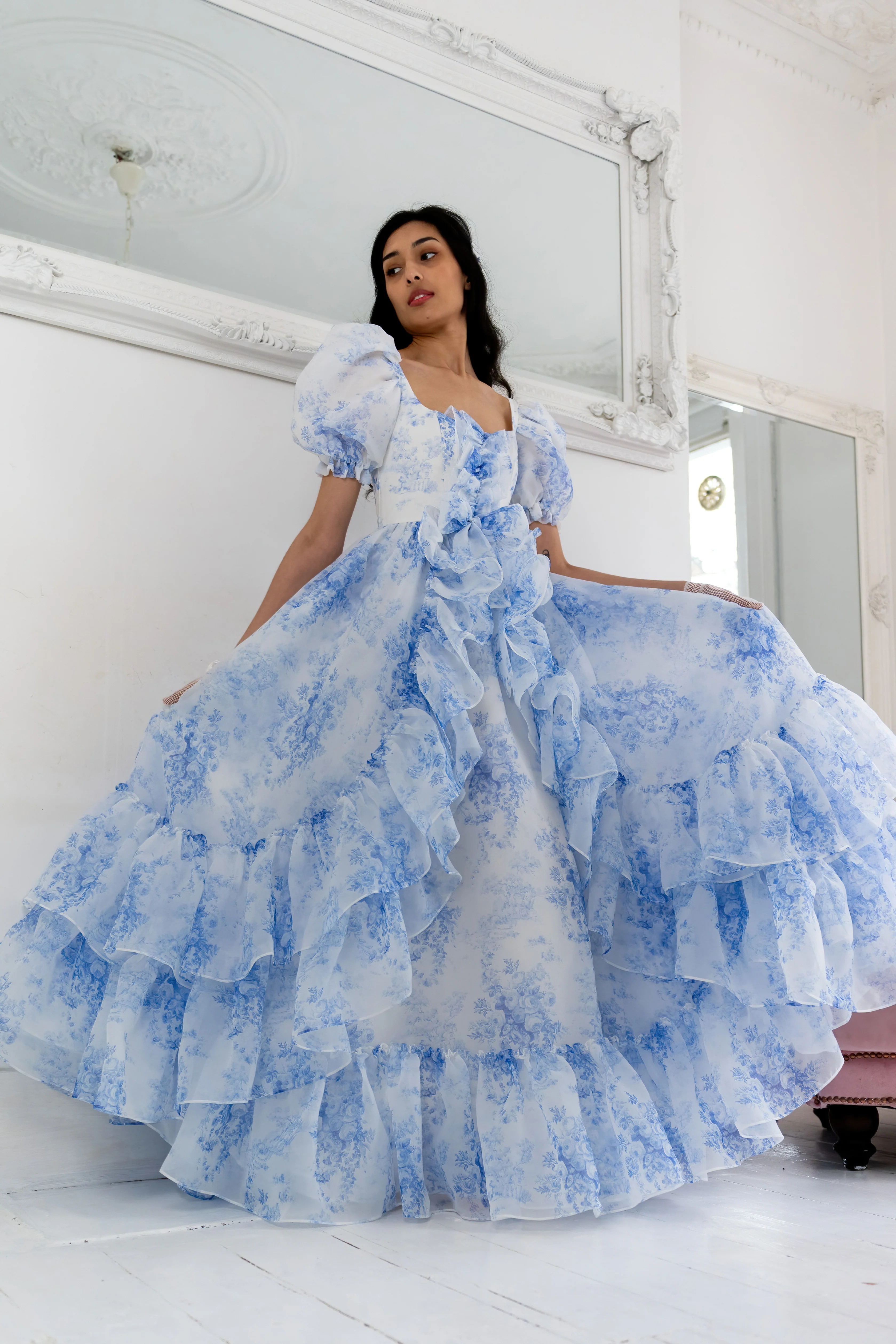 French Porcelain Antoinette Gown - Image 26