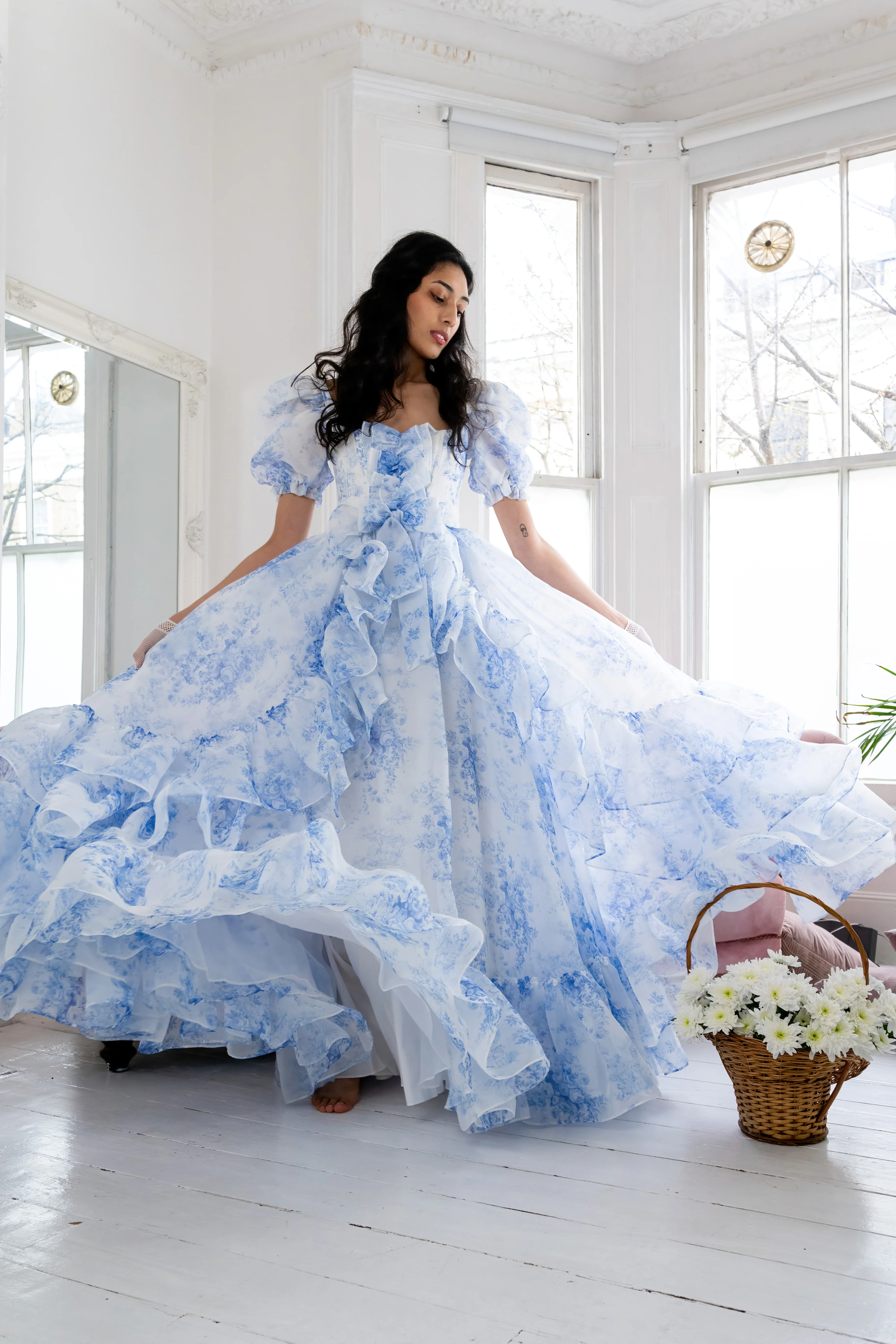 French Porcelain Antoinette Gown - Image 33