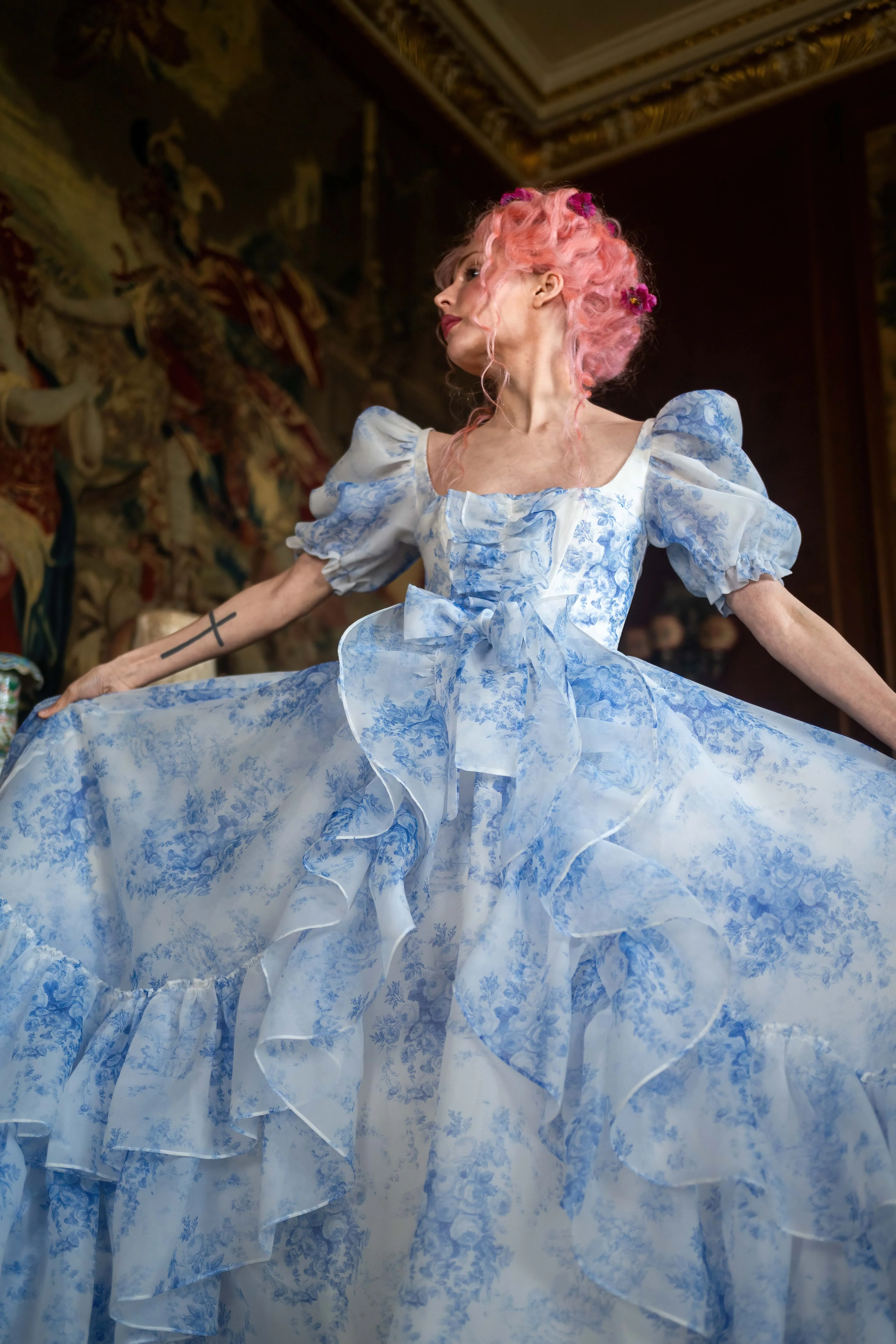 French Porcelain Antoinette Gown - Image 8