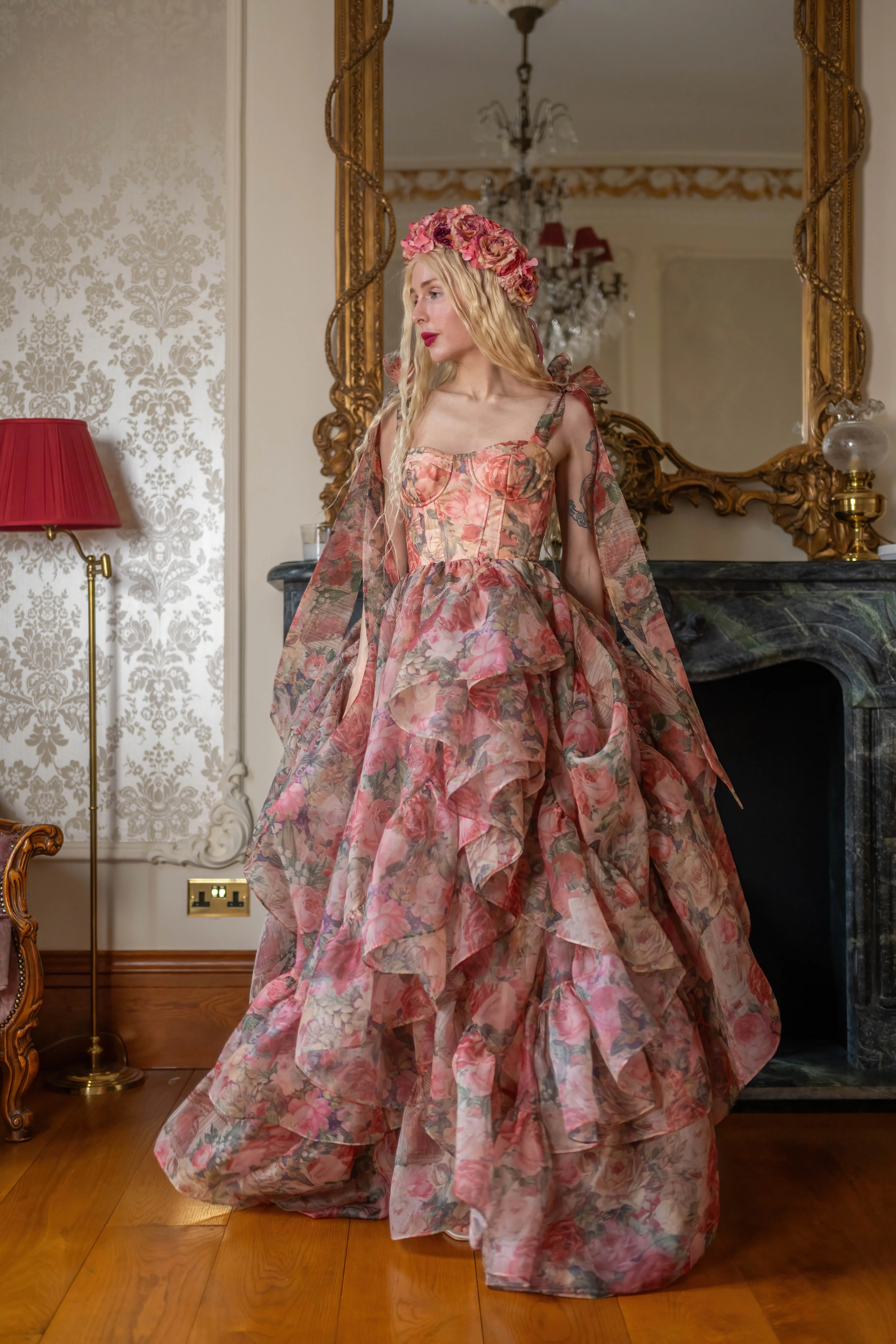 Garden of Eden Empress Train Gown - Image 11