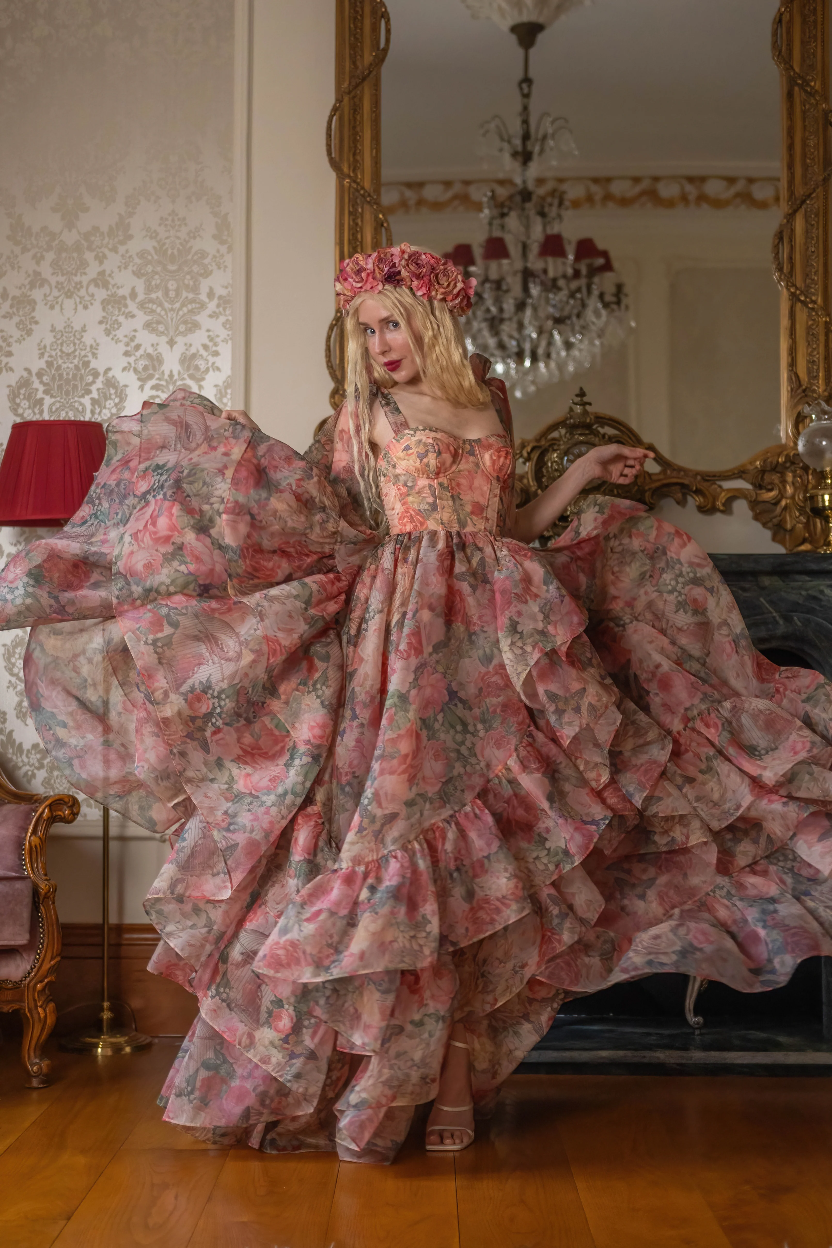 Garden of Eden Empress Train Gown - Image 14