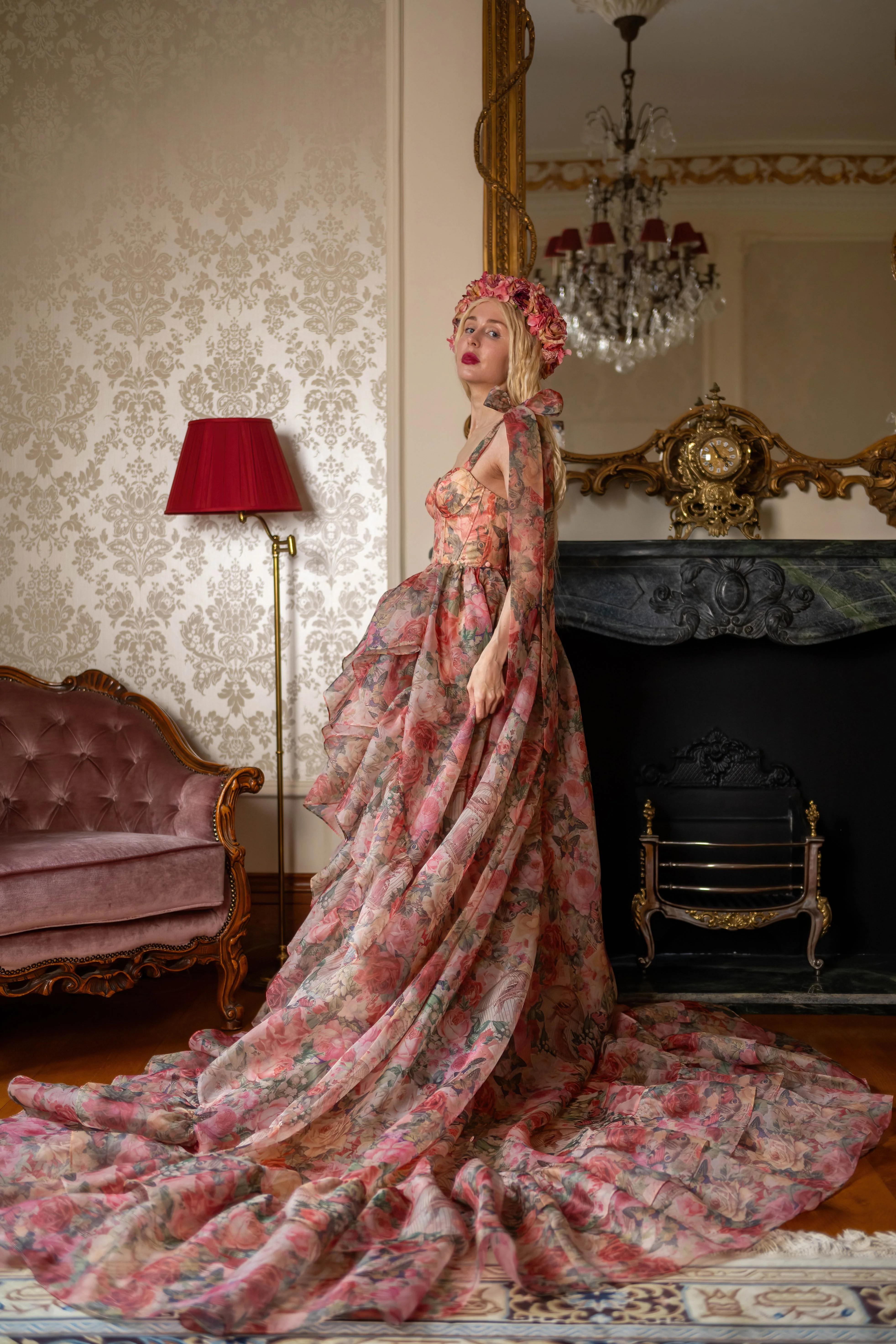 Garden of Eden Empress Train Gown - Image 16