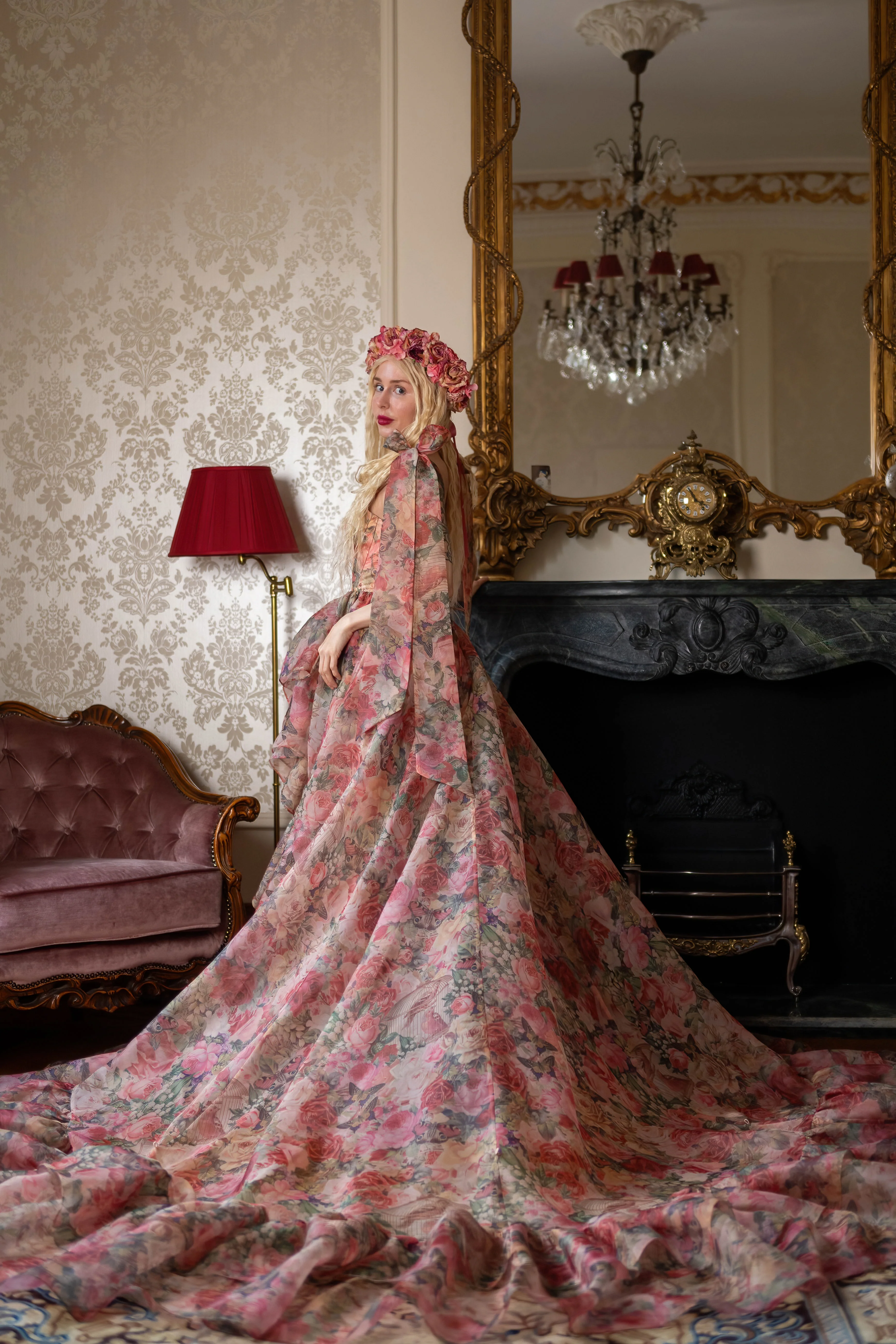 Garden of Eden Empress Train Gown - Image 17