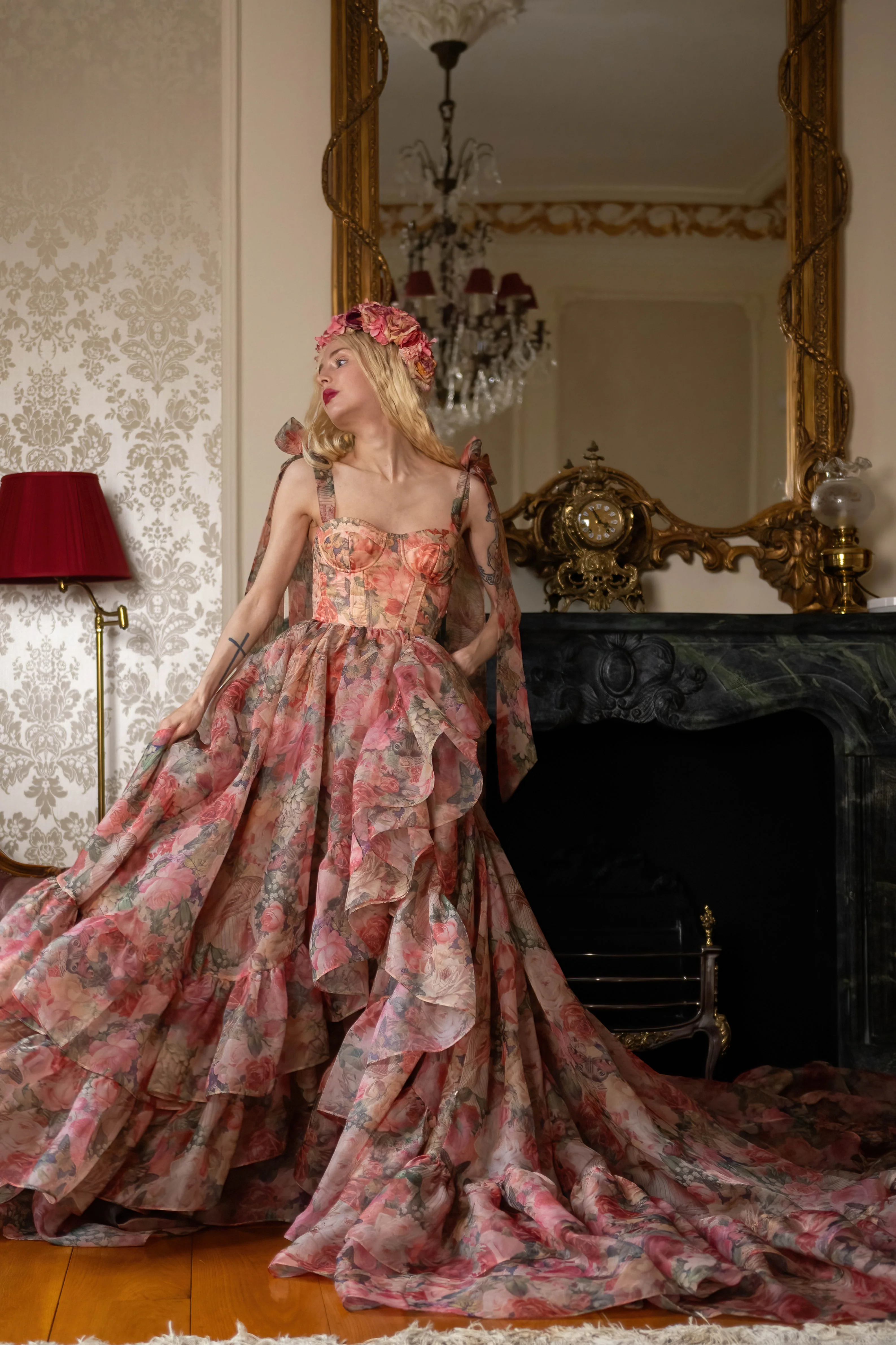 Garden of Eden Empress Train Gown - Image 19