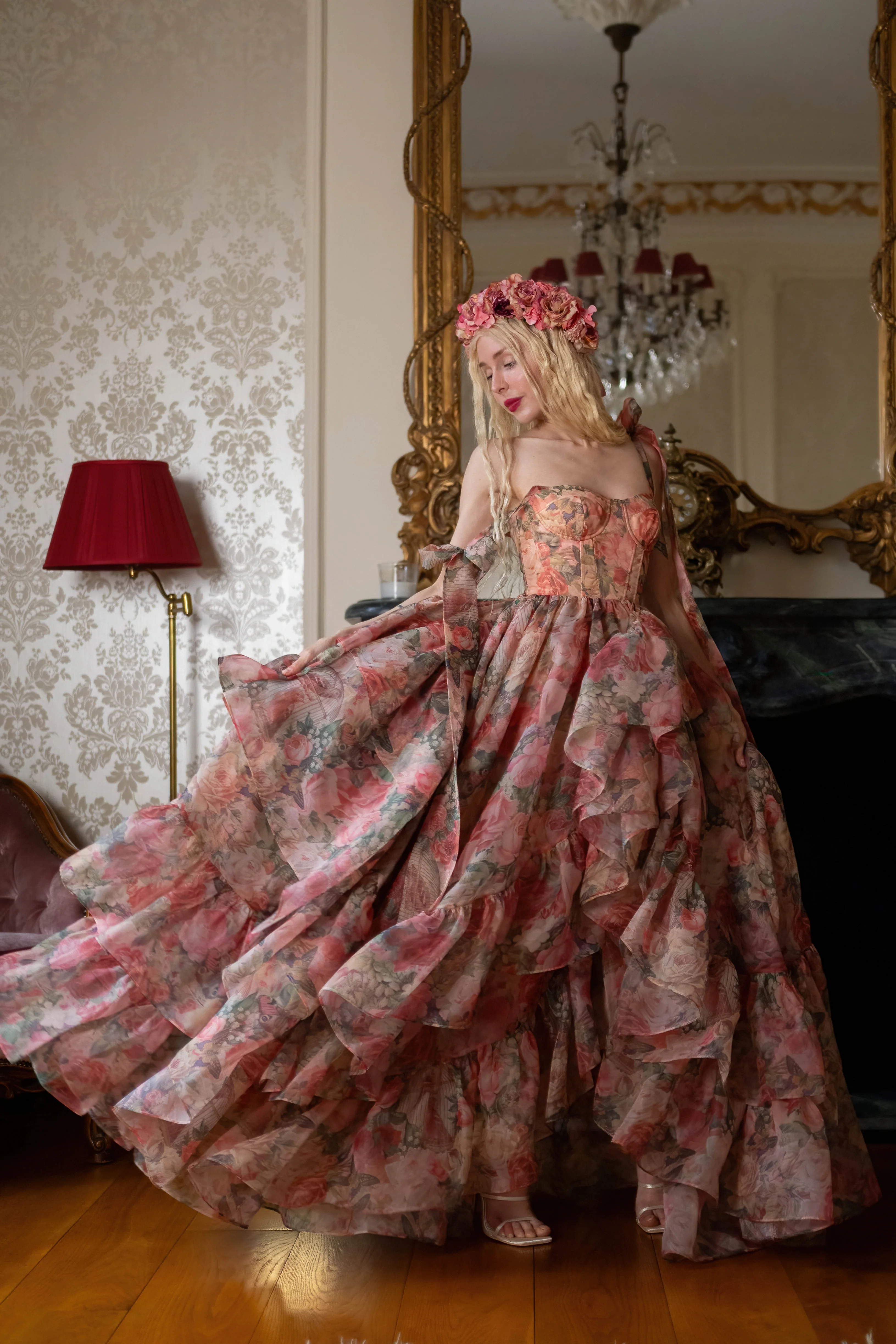 Garden of Eden Empress Train Gown - Image 21