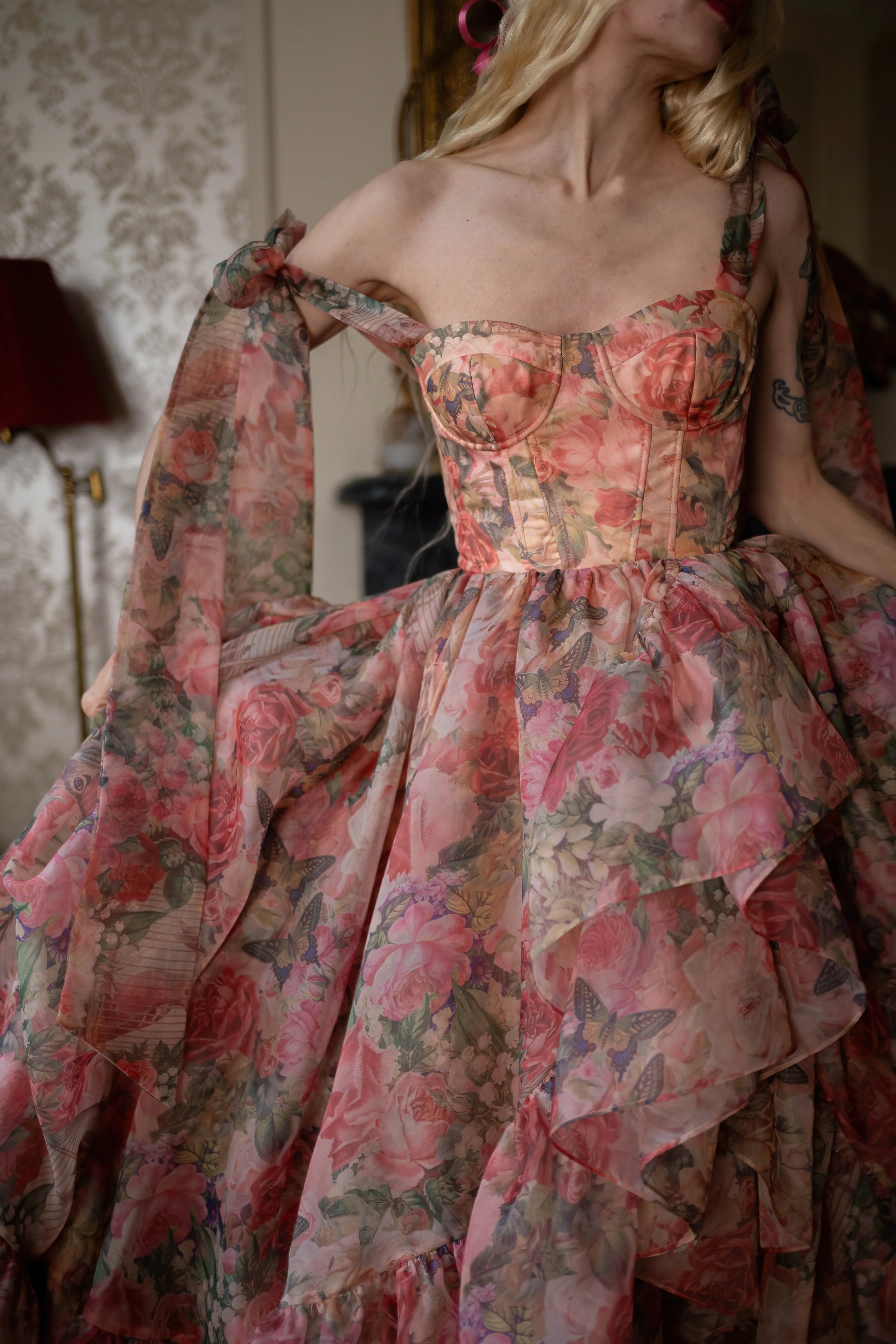 Garden of Eden Empress Train Gown - Image 4
