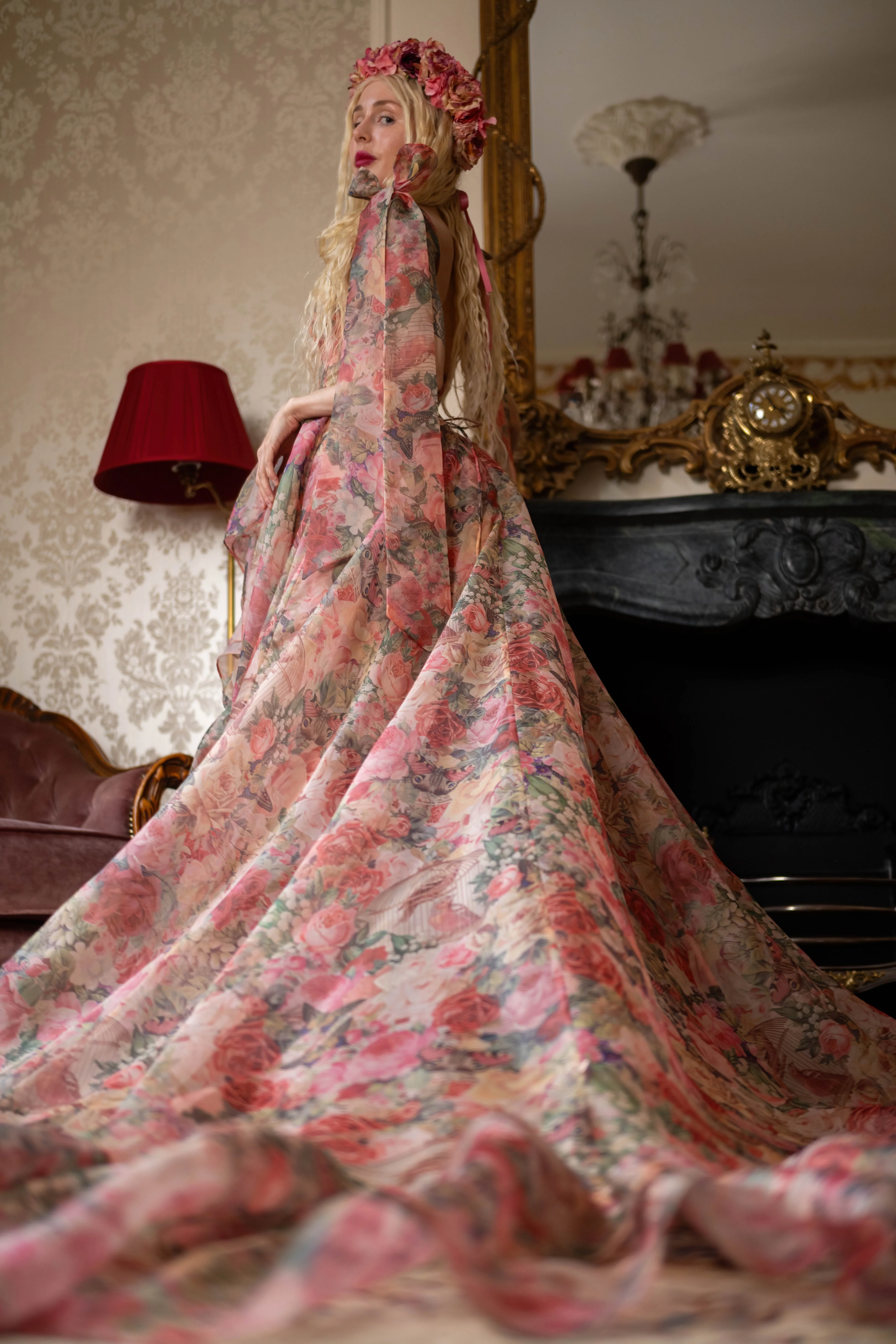 Garden of Eden Empress Train Gown - Image 6