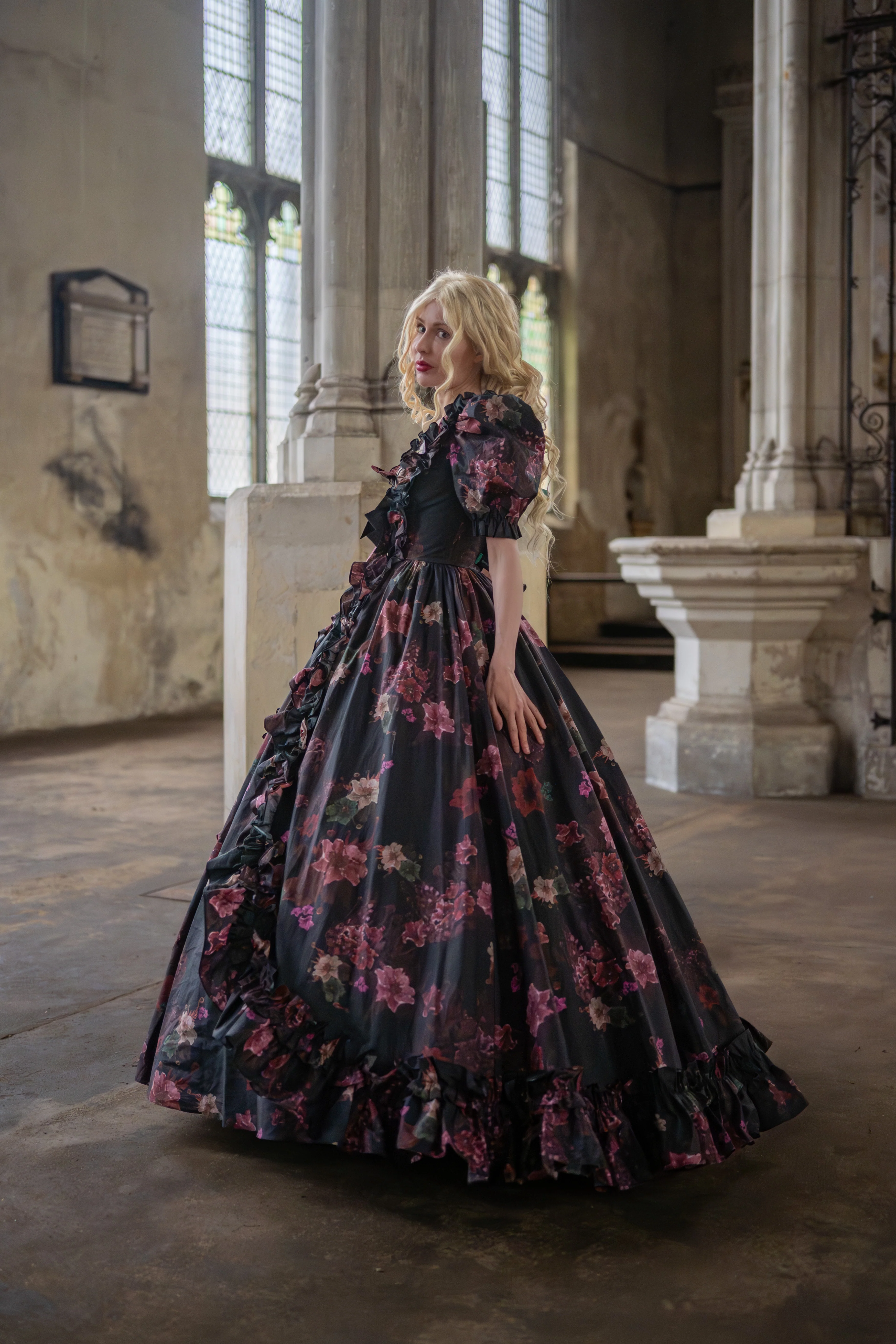 Ghostly Blooms Duchess Gown - Image 7