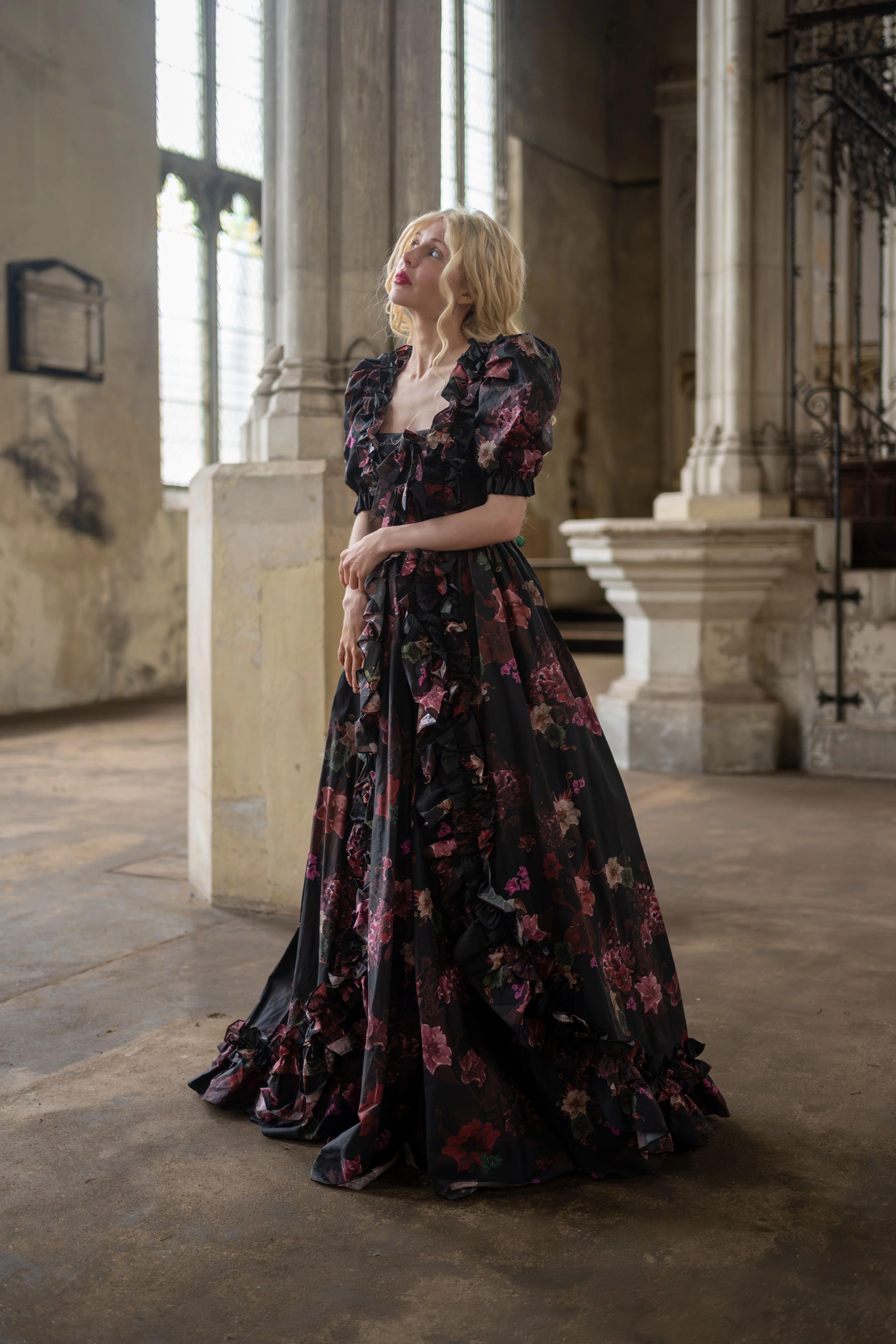 Ghostly Blooms Duchess Gown - Image 9