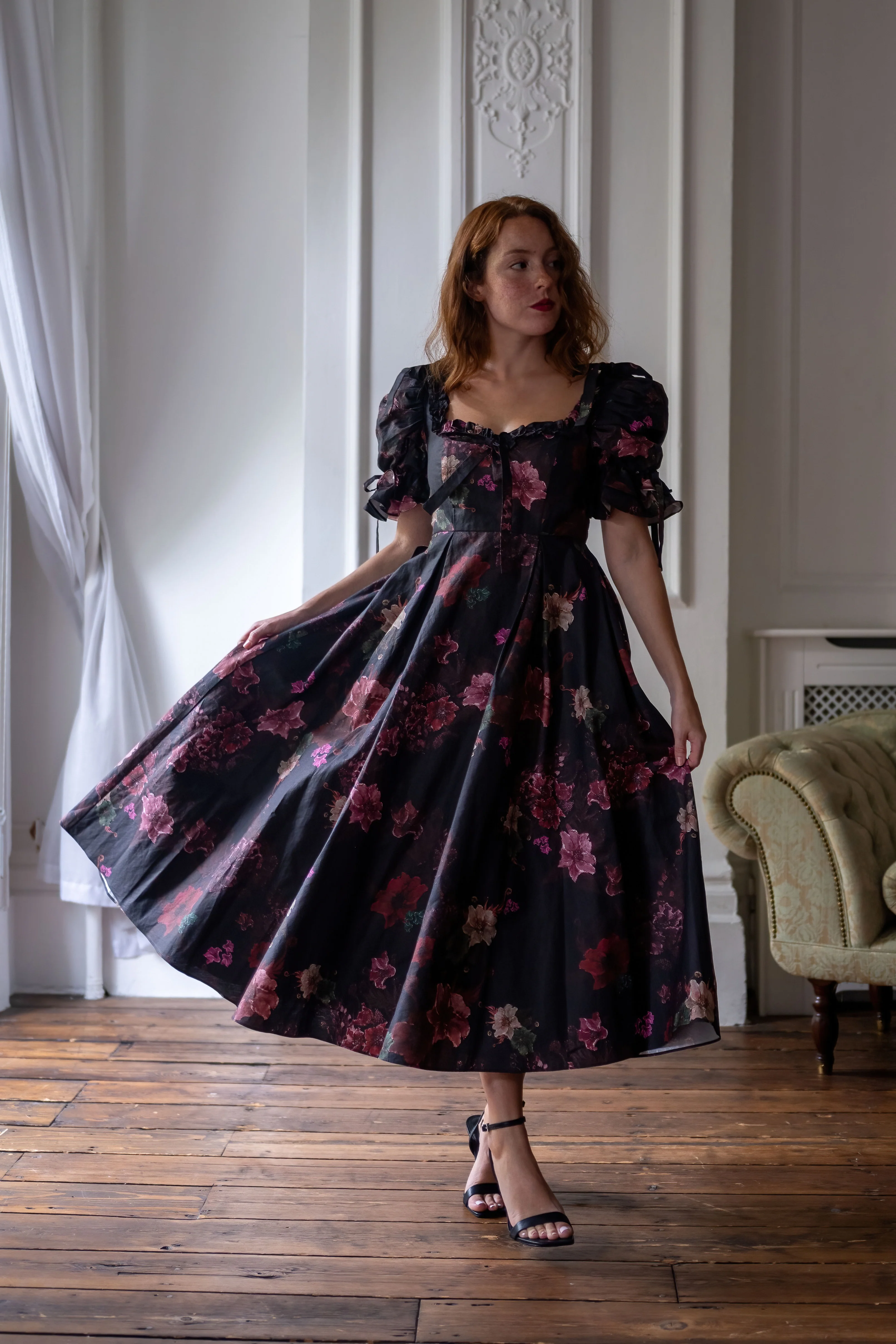 Ghostly Blooms Parlour Games Dress - Image 3
