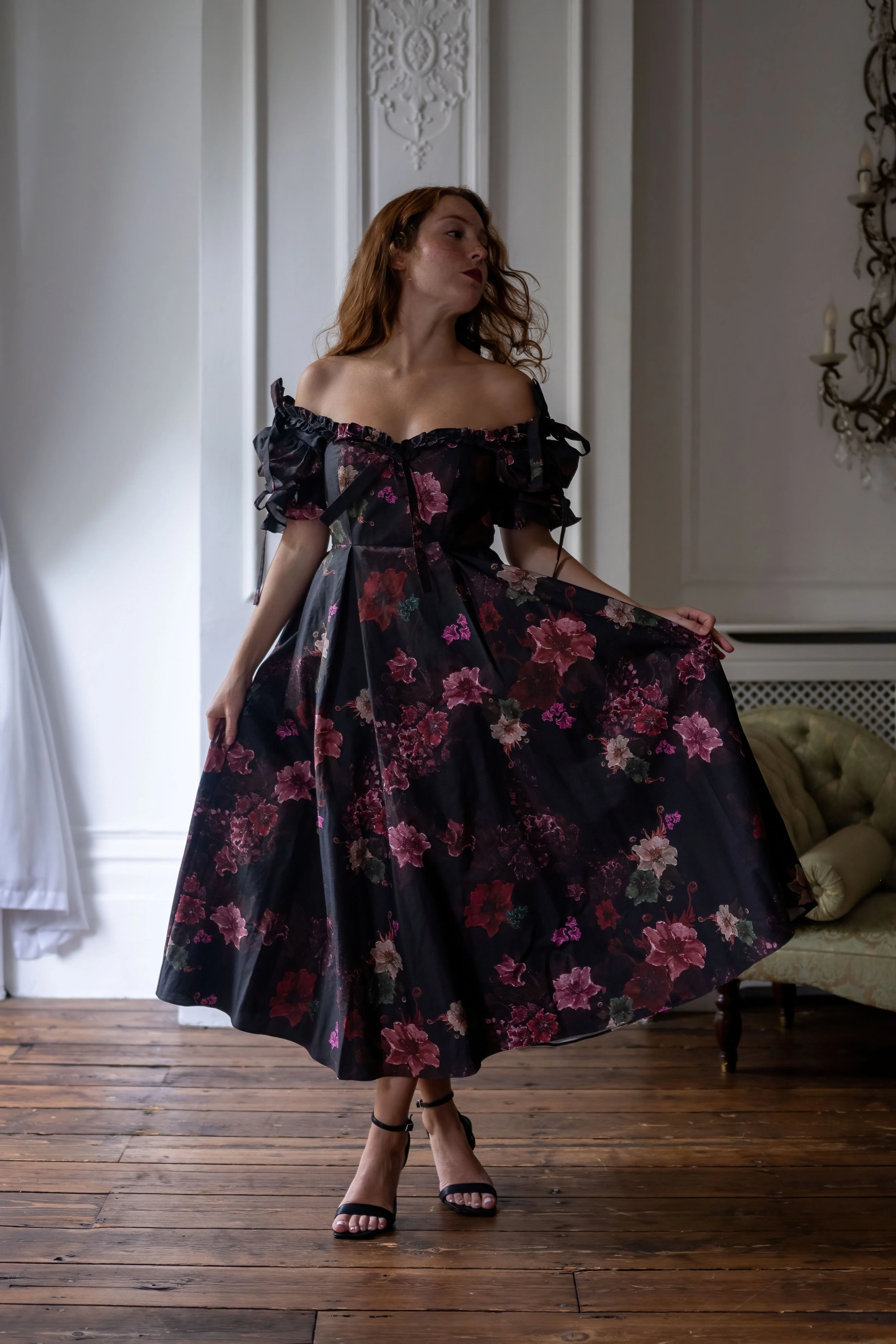 Ghostly Blooms Parlour Games Dress - Image 7