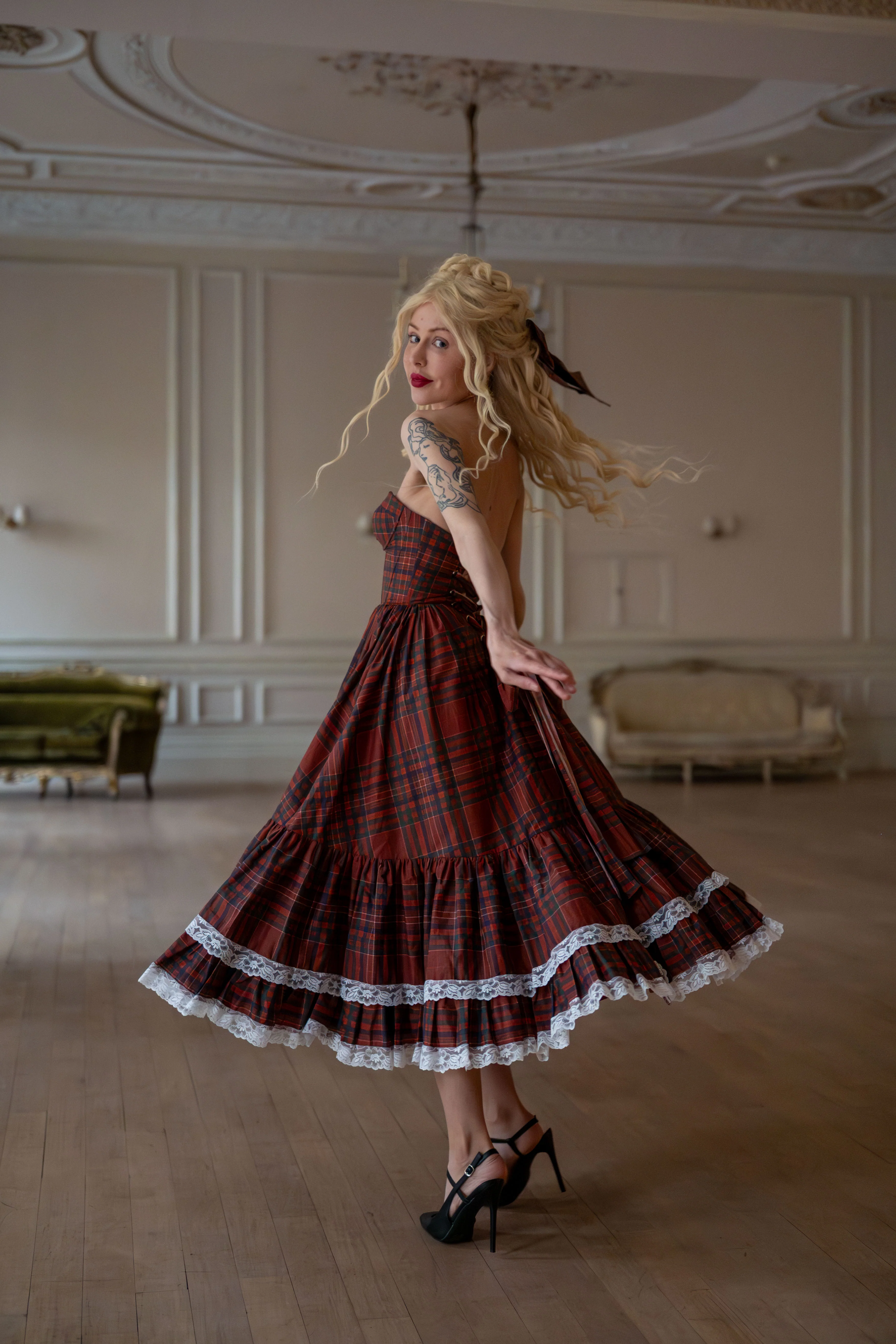 Highland Fling Dollhouse Dress - Image 16