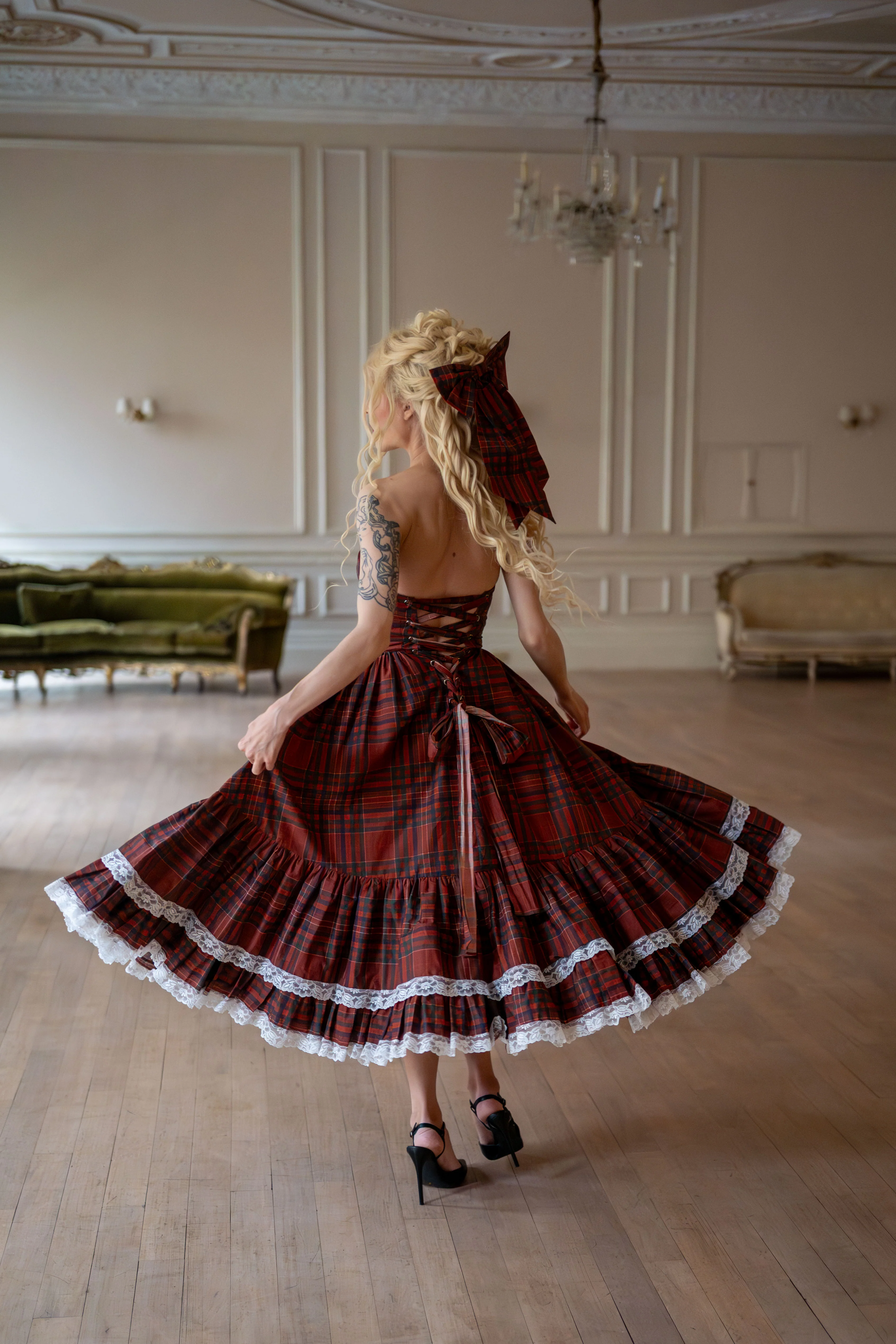Highland Fling Dollhouse Dress - Image 4