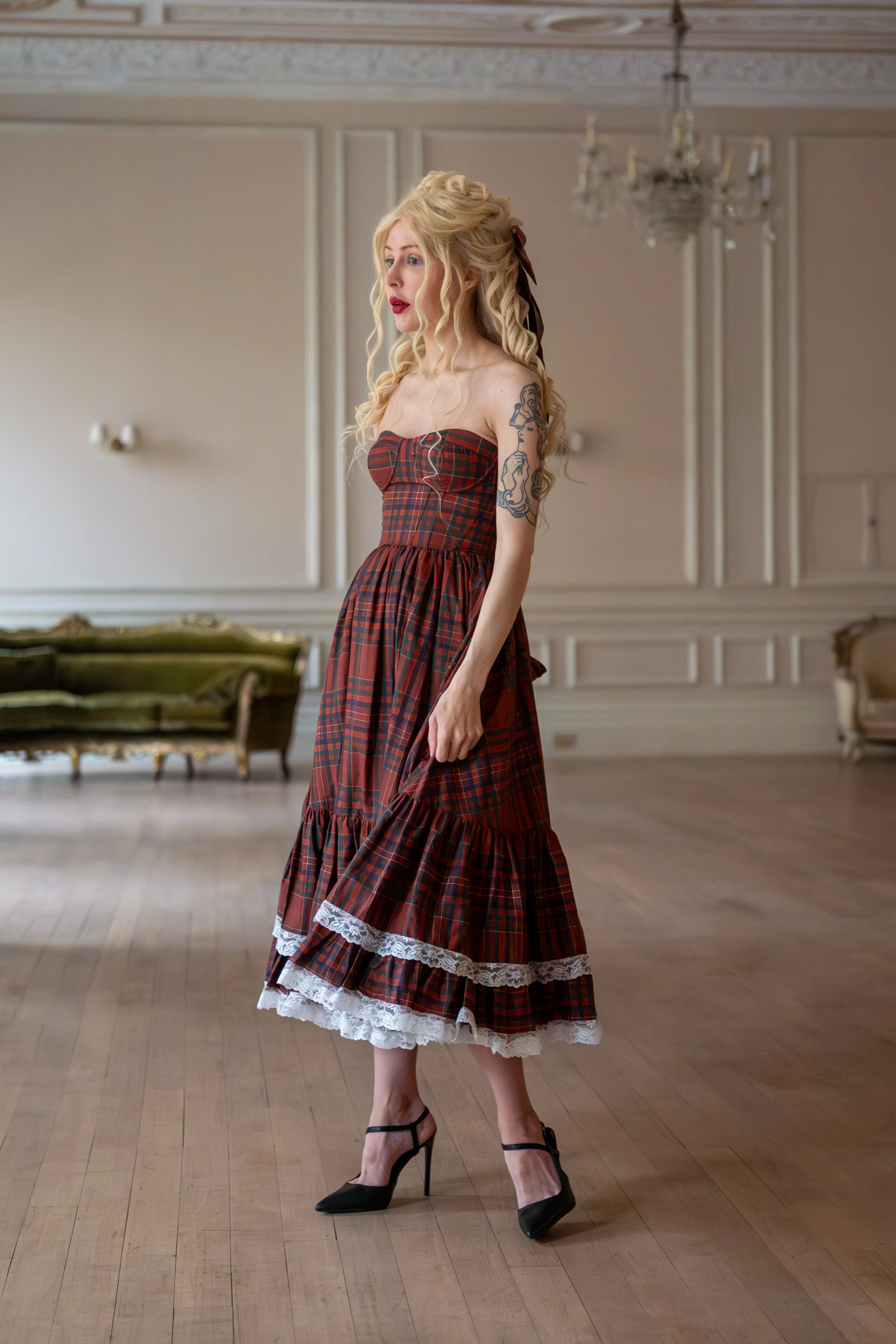 Highland Fling Dollhouse Dress - Image 5