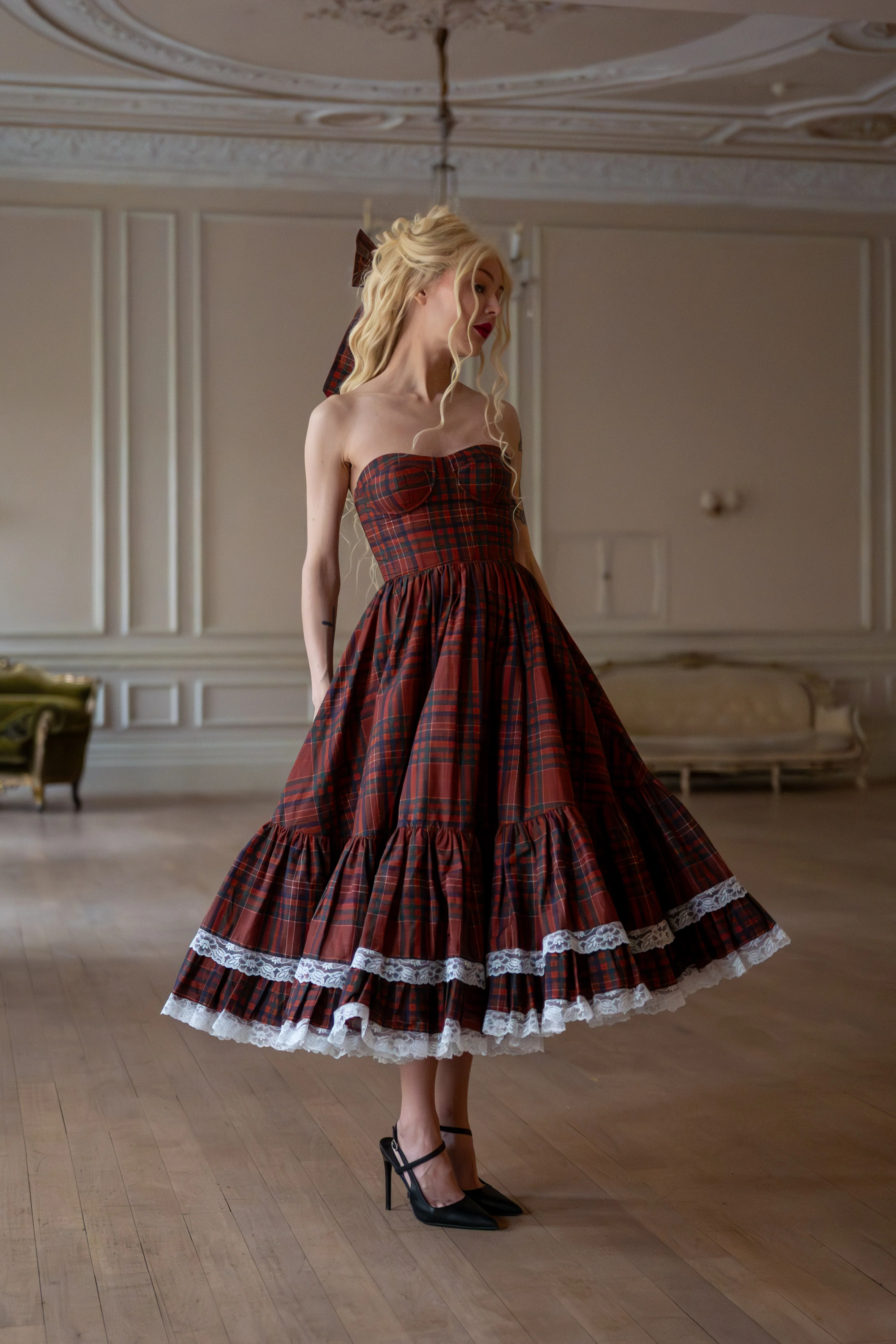 Highland Fling Dollhouse Dress - Image 8