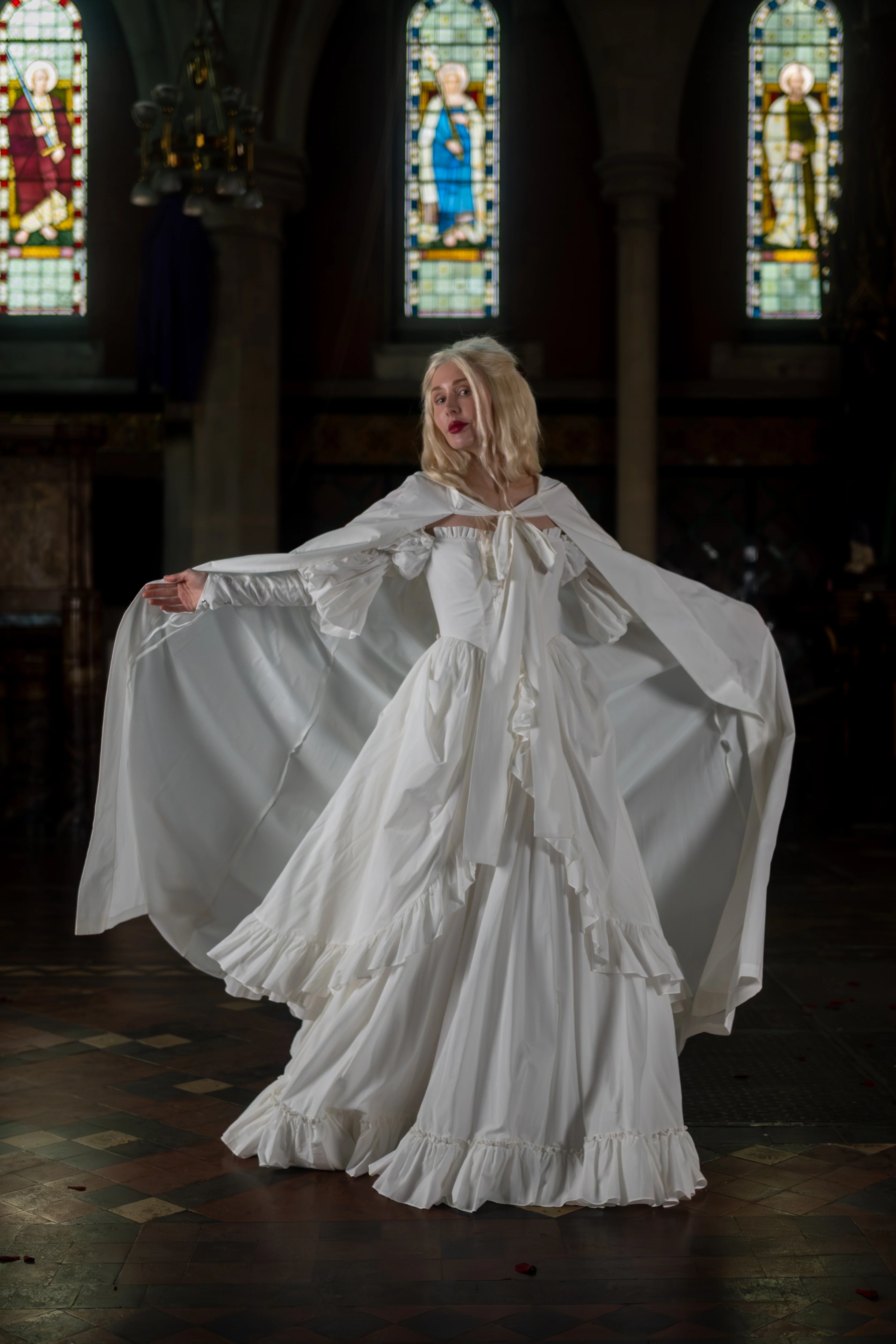 Ivory Sacrament Cape - Image 9